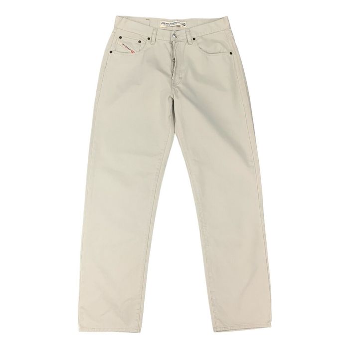 Jeans Uomo Diesel Cheyenne Straight Senza Stretch - Grigio Marrone Taglia 30/30