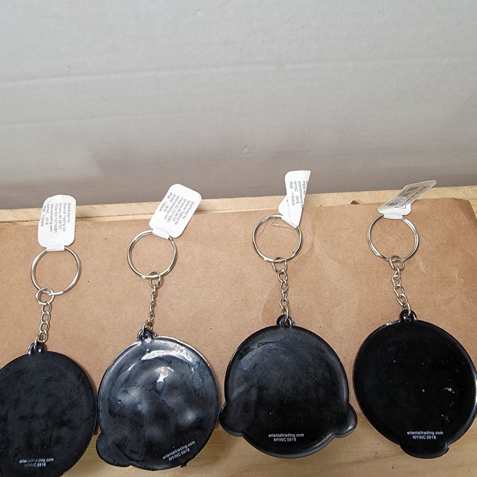 Other Set of 4 Emoji Keychains: Smile, Kiss, Laugh, Crazy - NWT Size ONE SIZE - 2 Thumbnail