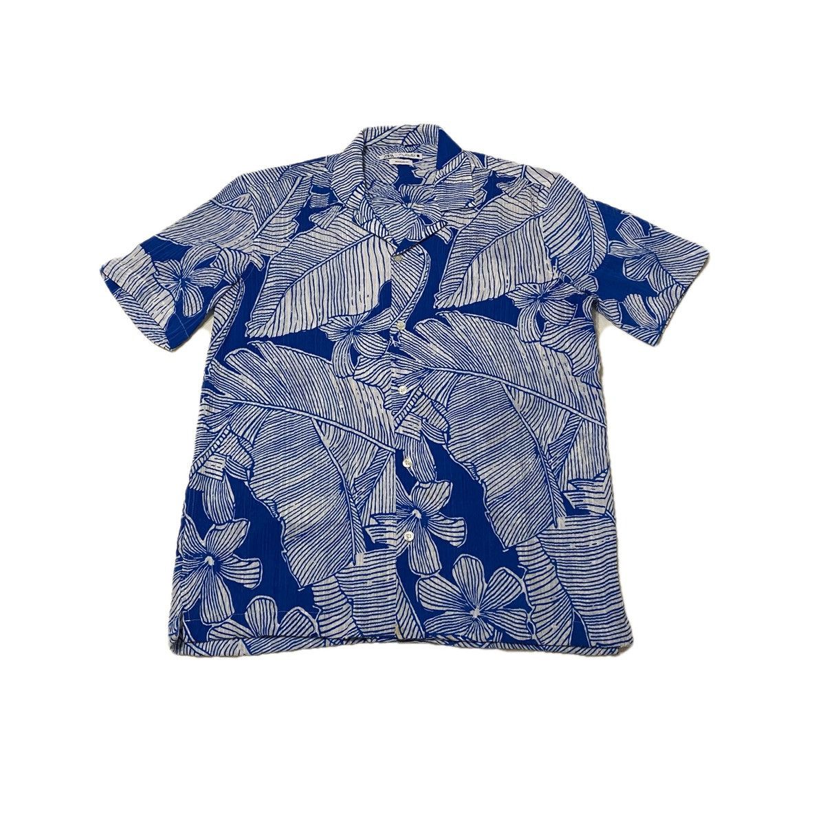 Zara Blue Zara Camp Collar Shirt Size US S / EU 44-46 / 1 - 1 Thumbnail