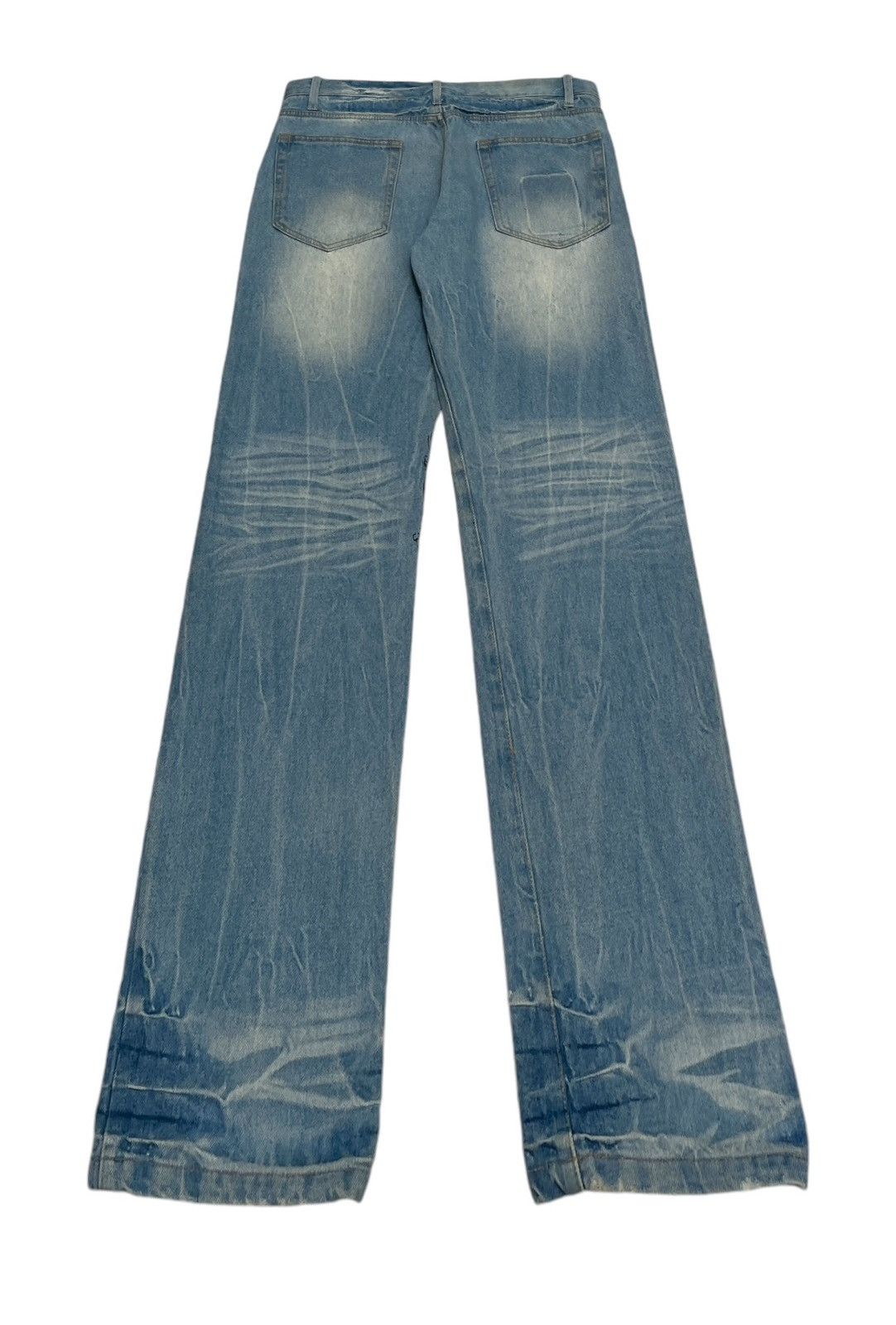 If Six Was Nine Rare Design Vintage Japanese Brand Art Jeans 1990s Size US 33 - 2 Thumbnail