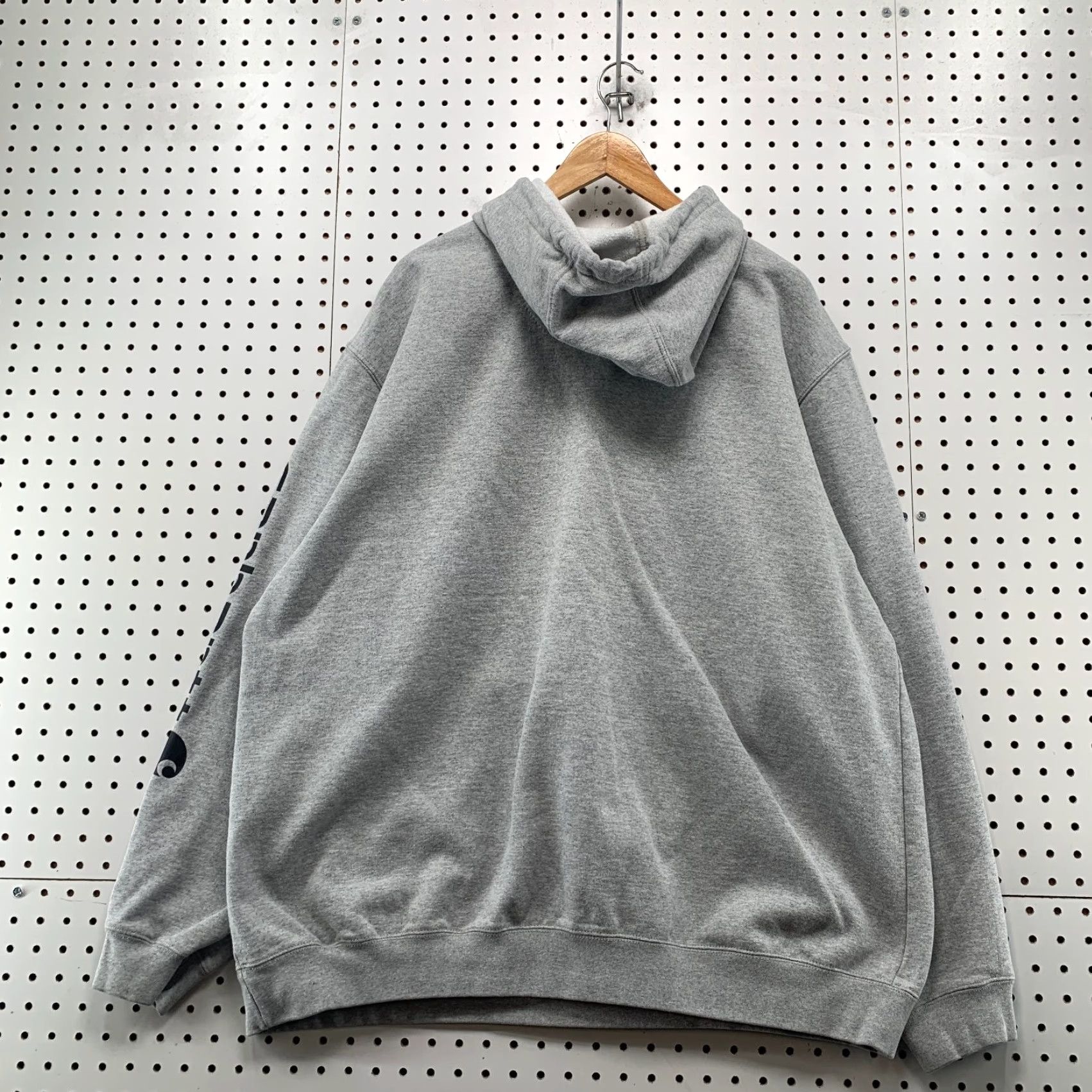 Carhartt Carhartt Hoodie Sweatshirt Mens 2XL Gray Loose Fit Fleece Hooded Workwear Size US XXL / EU 58 / 5 - 2 Thumbnail