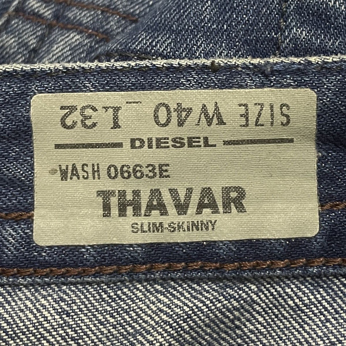 Diesel Very Rare Design Vintage Diesel Travar Oversized Jeans 1990s Size US 40 / EU 56 - 10 Thumbnail