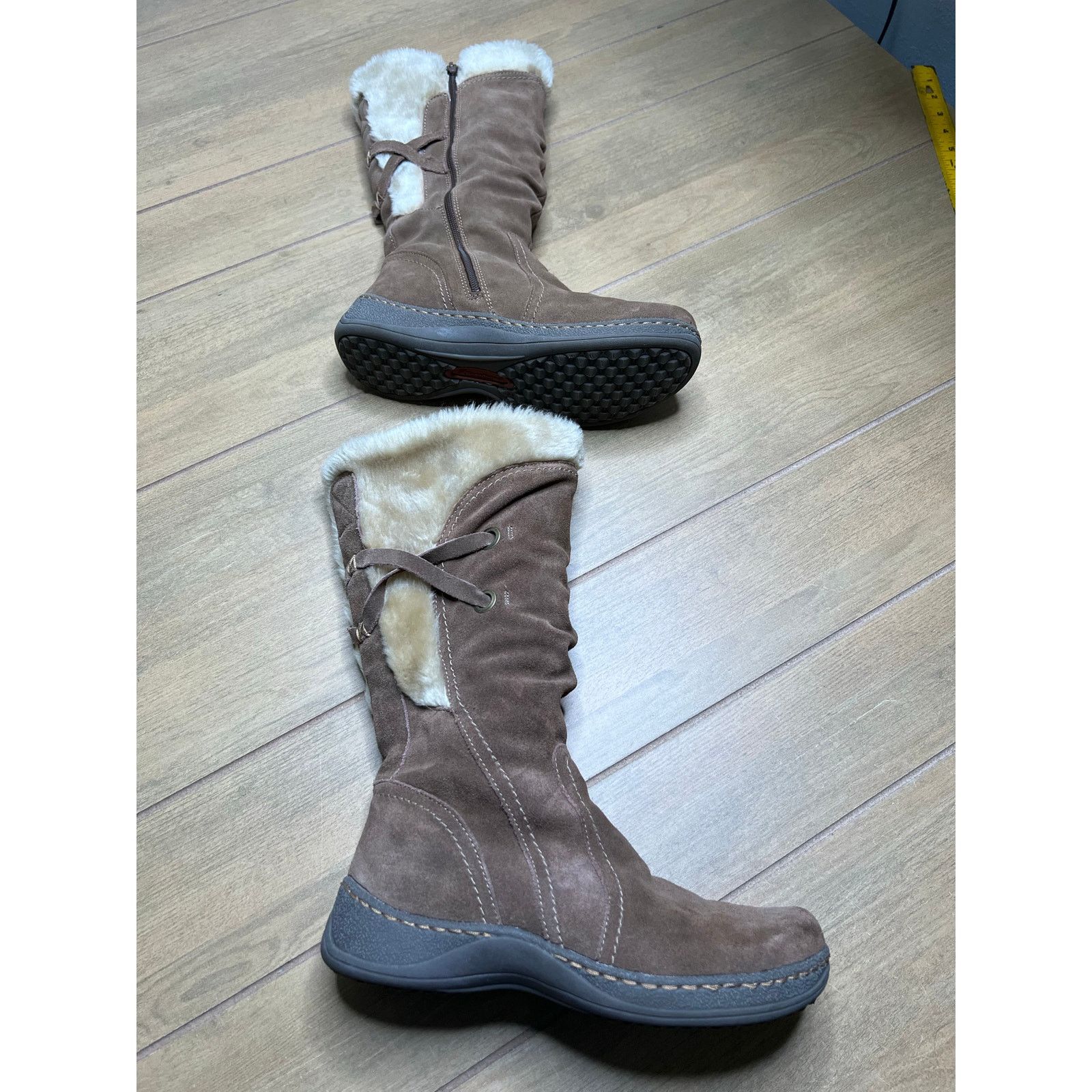 Vintage BareTraps Venture Women’s Brown Faux Fur Lined Boots 9.5 M Size US 9.5 / IT 39.5 - 9 Thumbnail