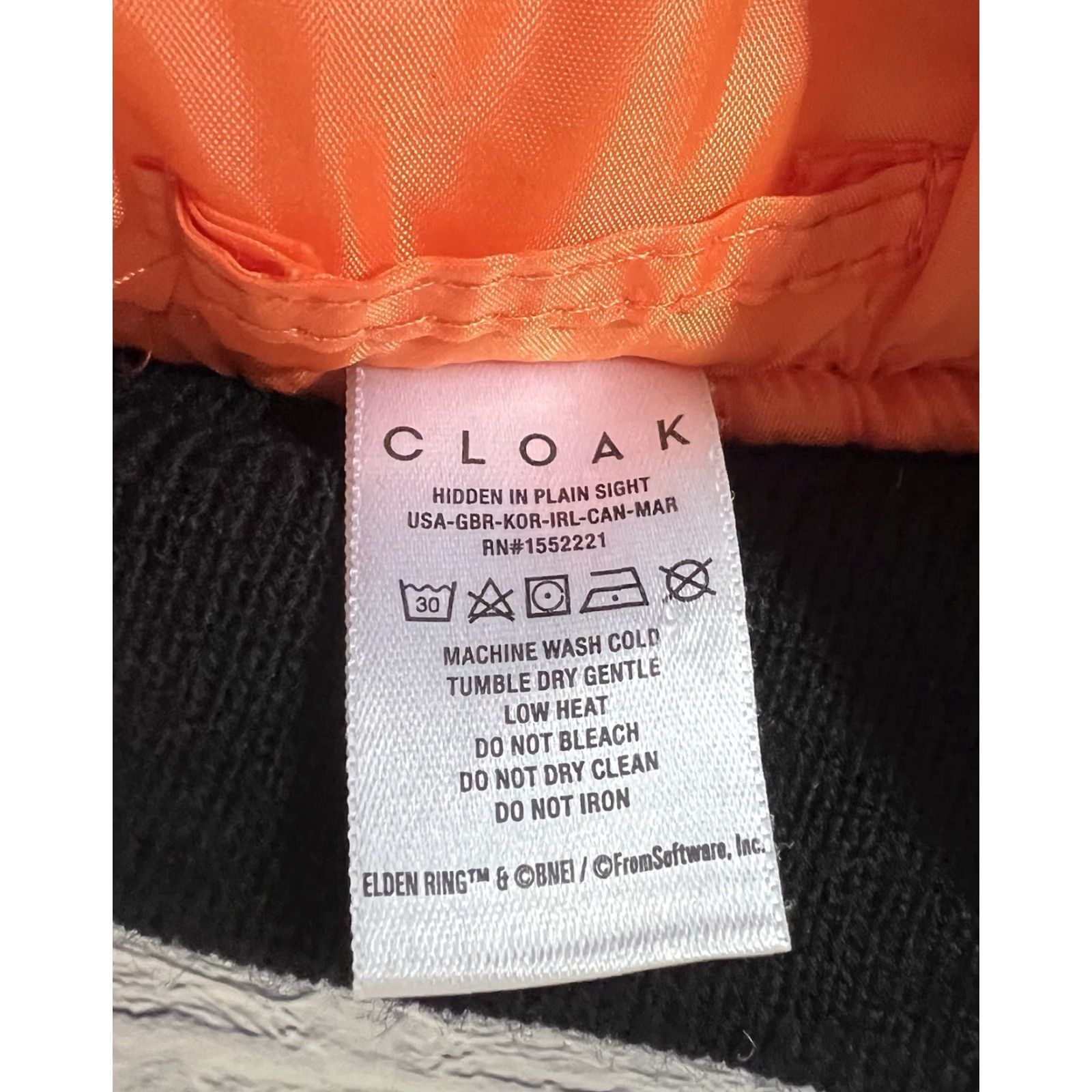 Vintage Bandai Namco Elden Ring Cloak MA-1 Bomber Jacket Small Unisex Size US L / EU 52-54 / 3 - 7 Thumbnail