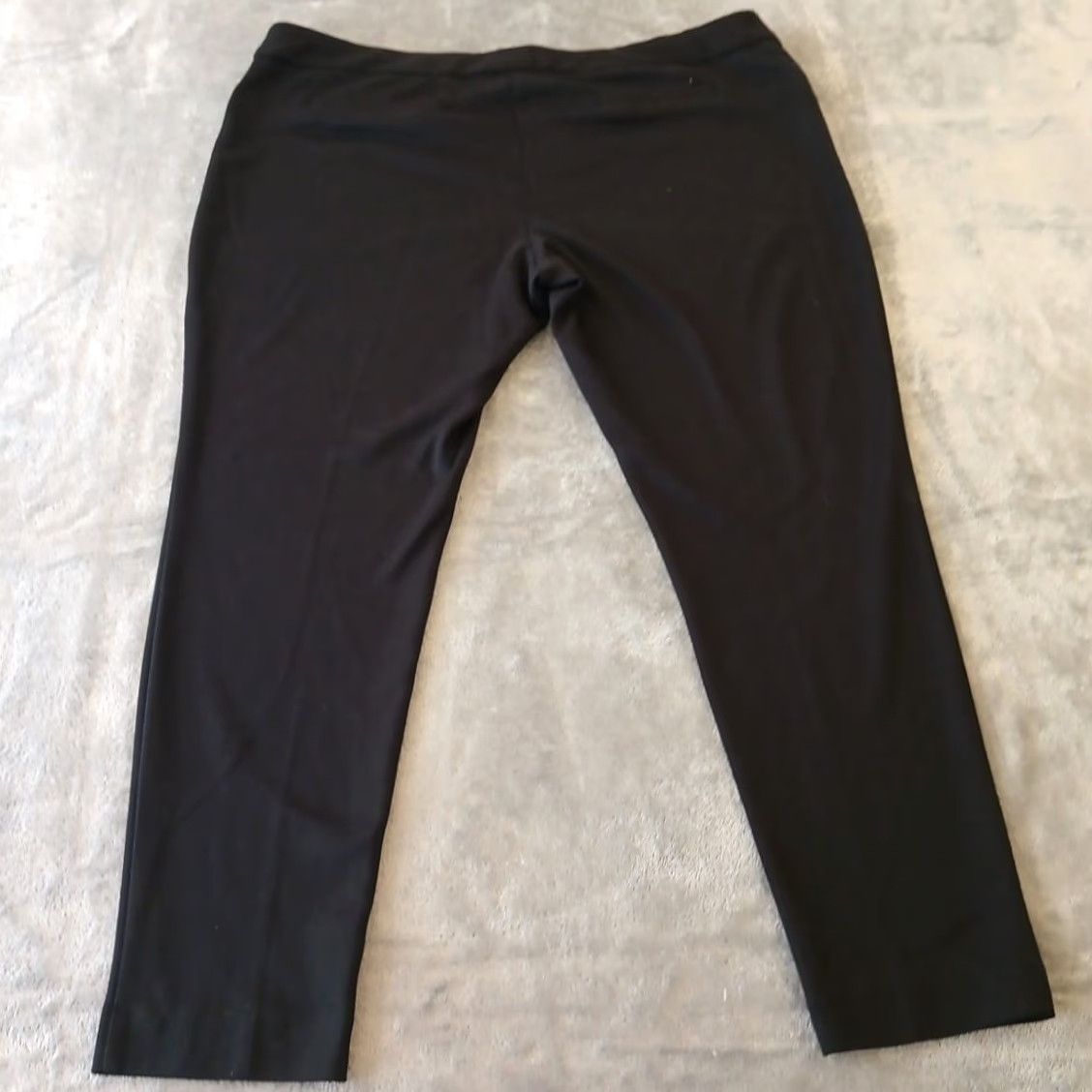 Vintage Zac & Rachel Pants Womens Petites PXL Ankle Stretch Pull On Black 38x25.5 Skinny Flat Front Mid Rise XS-XL? Size 40" / US 18 - 6 Thumbnail