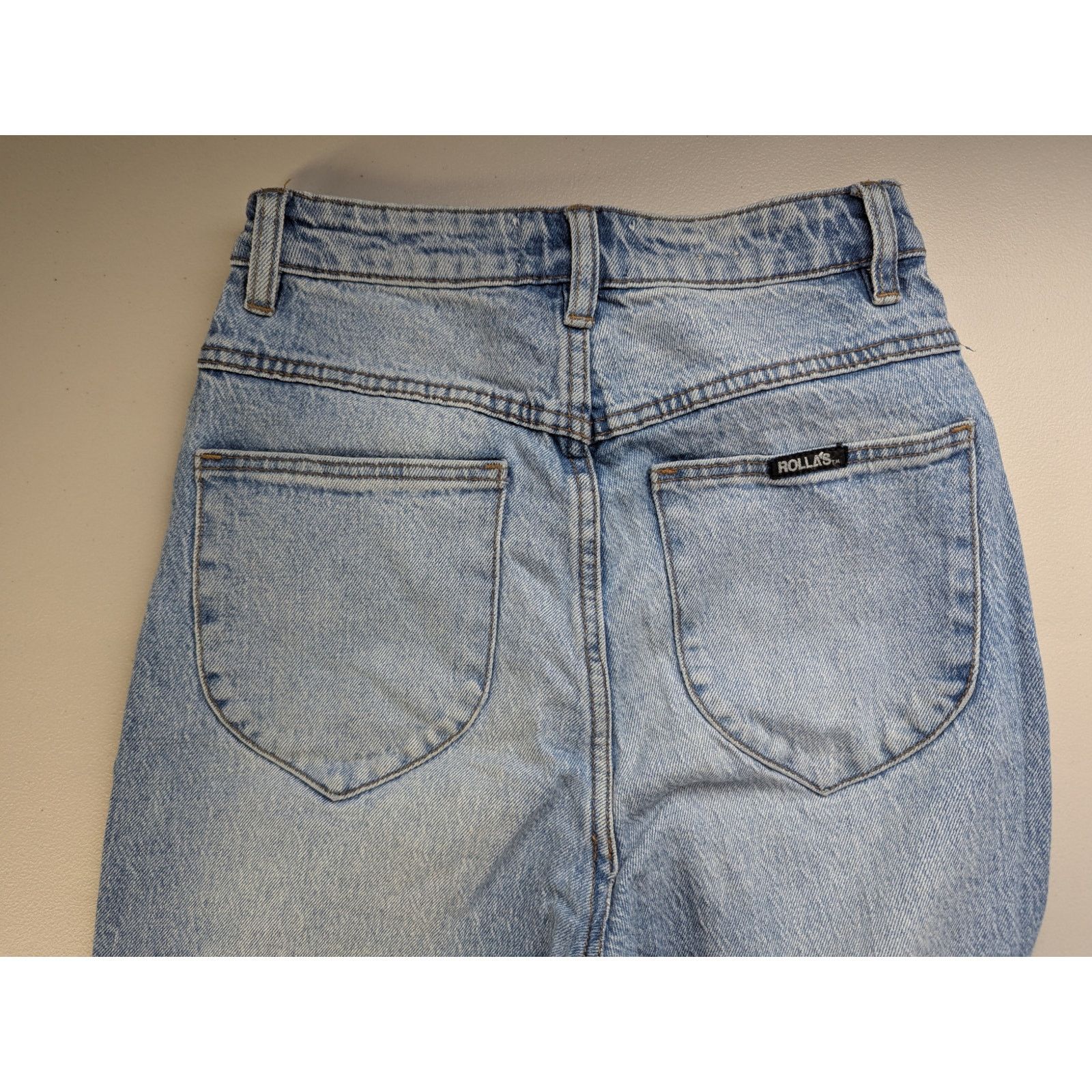 Rolla's Rollas High Rise Slim Dusters Denim Jeans Womens 26 Light Size 26" / US 2 / IT 38 - 3 Thumbnail
