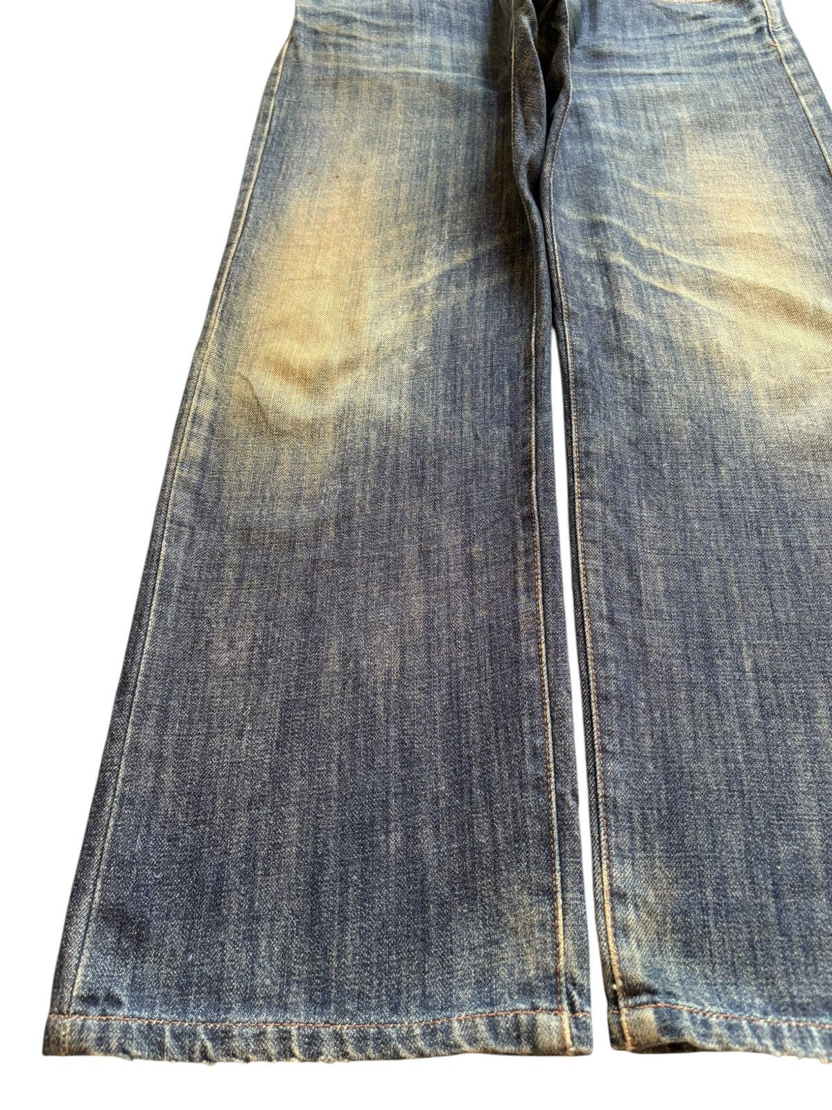 Japanese Brand Vintage Japanese Brand Rusty Mud Wash Loose Baggy Jeans Size US 32 / EU 48 - 6 Thumbnail