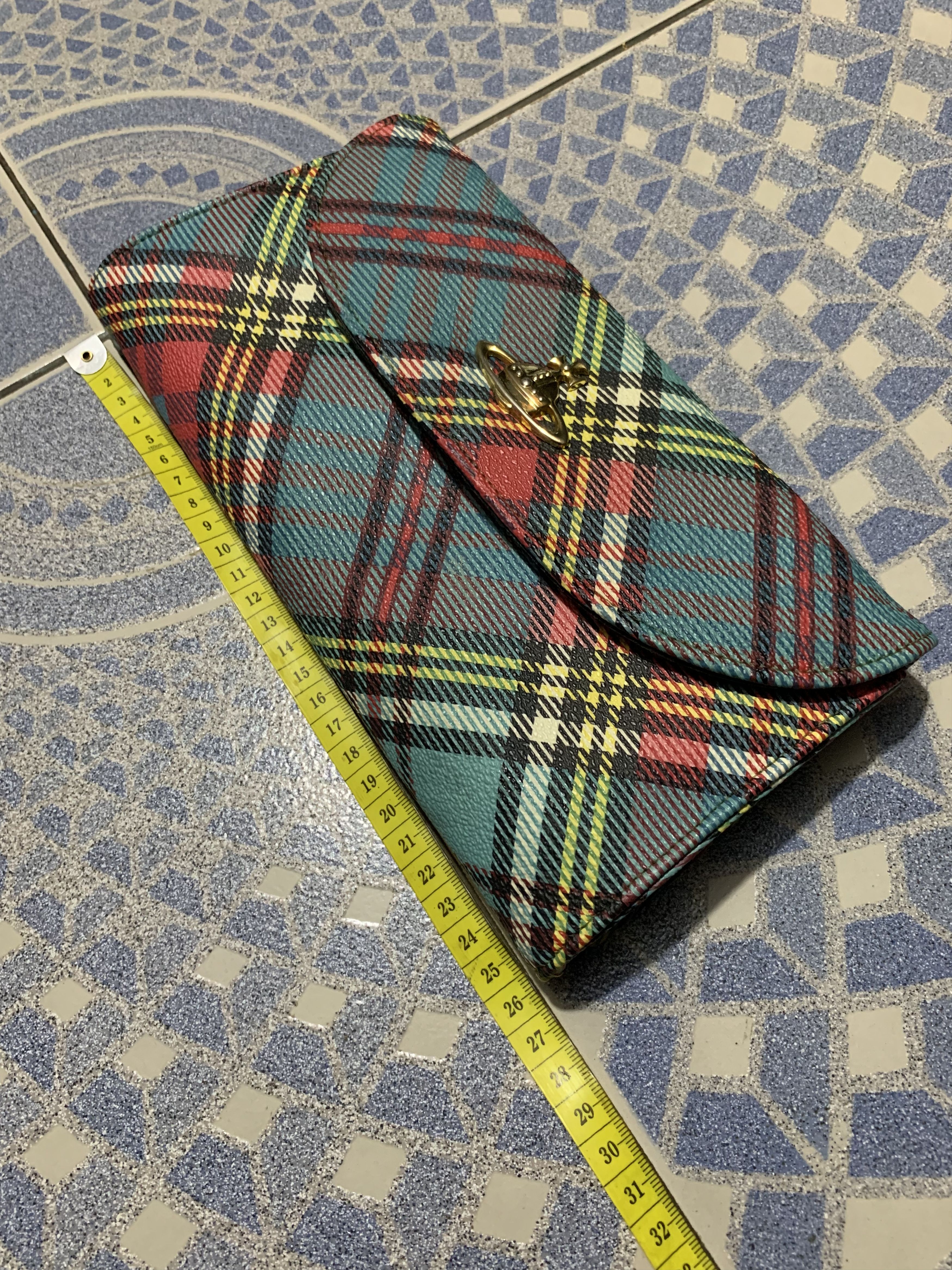 Vivienne Westwood Vivienne Westwood London Tartan Plaid Leather Long Wallet Size ONE SIZE - 15 Thumbnail