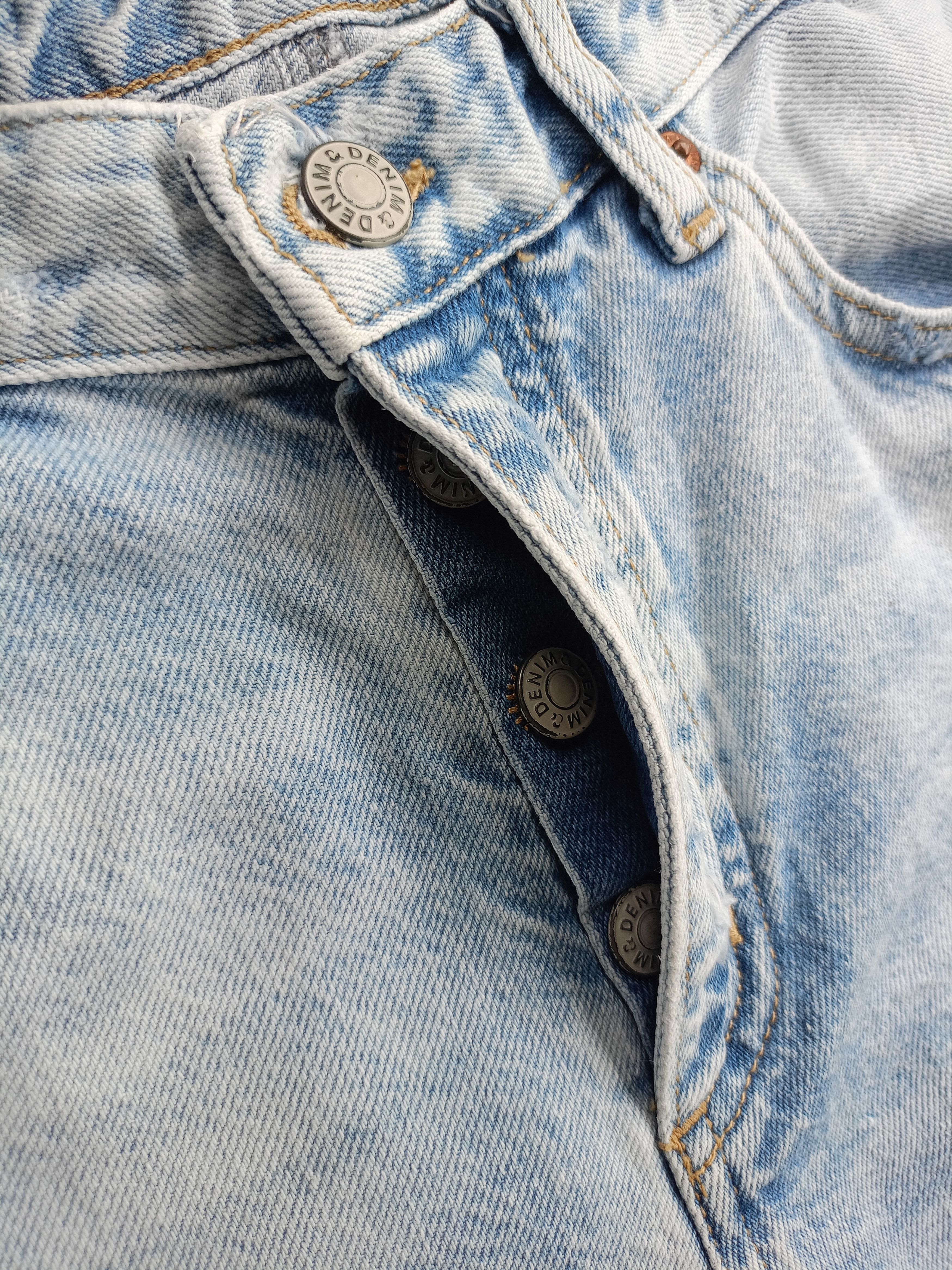 H&M & DENIM by H&M Boyfriend Distressed Streetwear Size 28" / US 6 / IT 42 - 12 Thumbnail