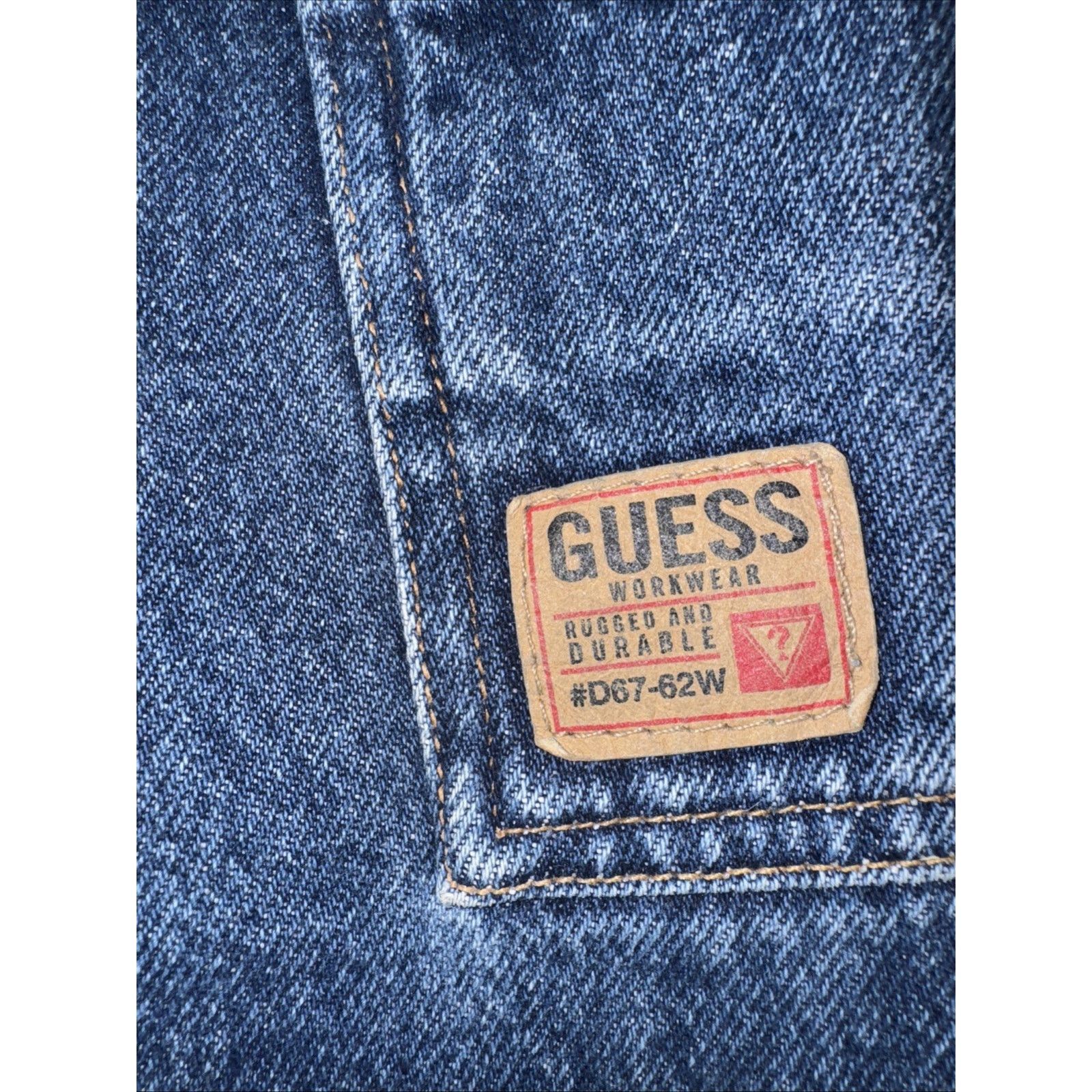 Guess Vintage Guess Carpenter Jeans 32x35 Y2K Utility Workwear USA Size US 32 / EU 48 - 11 Thumbnail