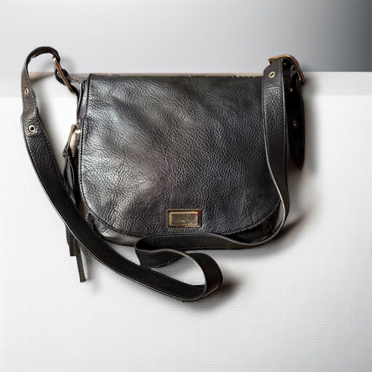Juicy Couture Juicy Couture Y2K black saddle bag Size ONE SIZE - 1 Thumbnail