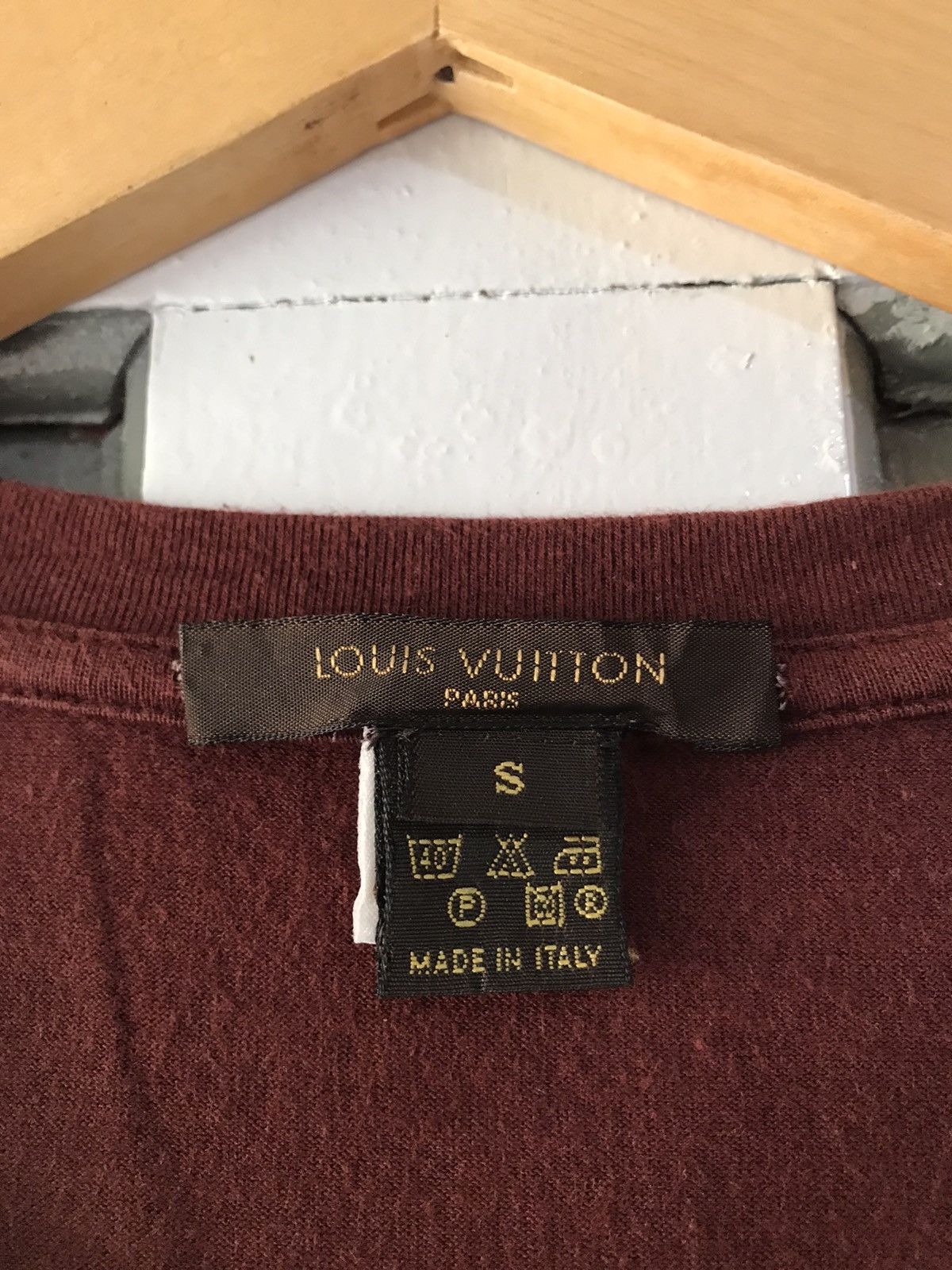 Louis Vuitton × Vintage Louis Vuitton Maroon Longsleeve Size US S / EU 44-46 / 1 - 4 Thumbnail