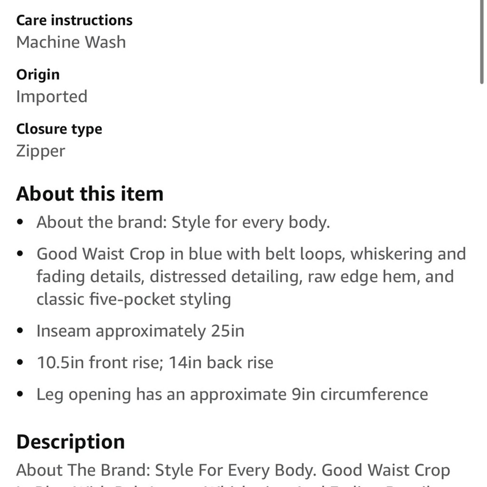 Good American Good American Good Crop Jeans Distressed Medium Wash Size 6 Size 28" / US 6 / IT 42 - 15 Thumbnail