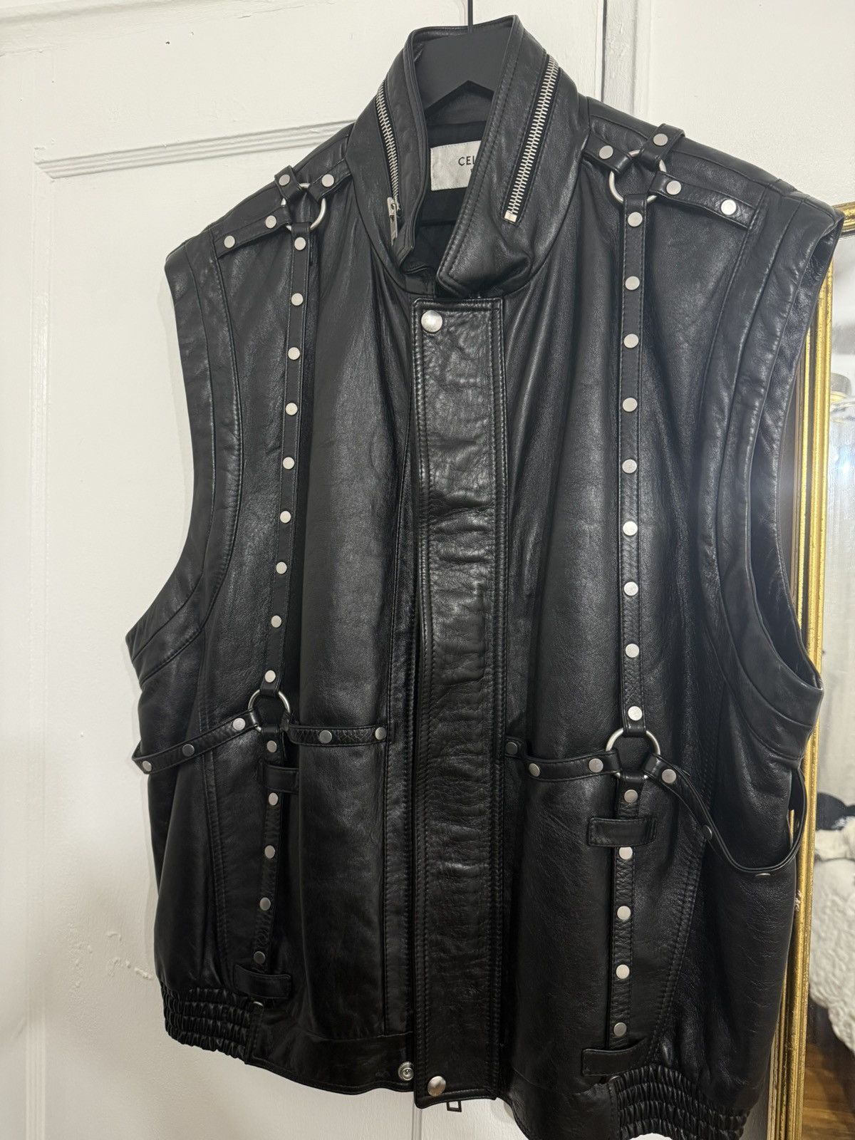 Celine Cosmic Cruiser Biker Vest *Rare* Size US L / EU 52-54 / 3 - 1 Thumbnail