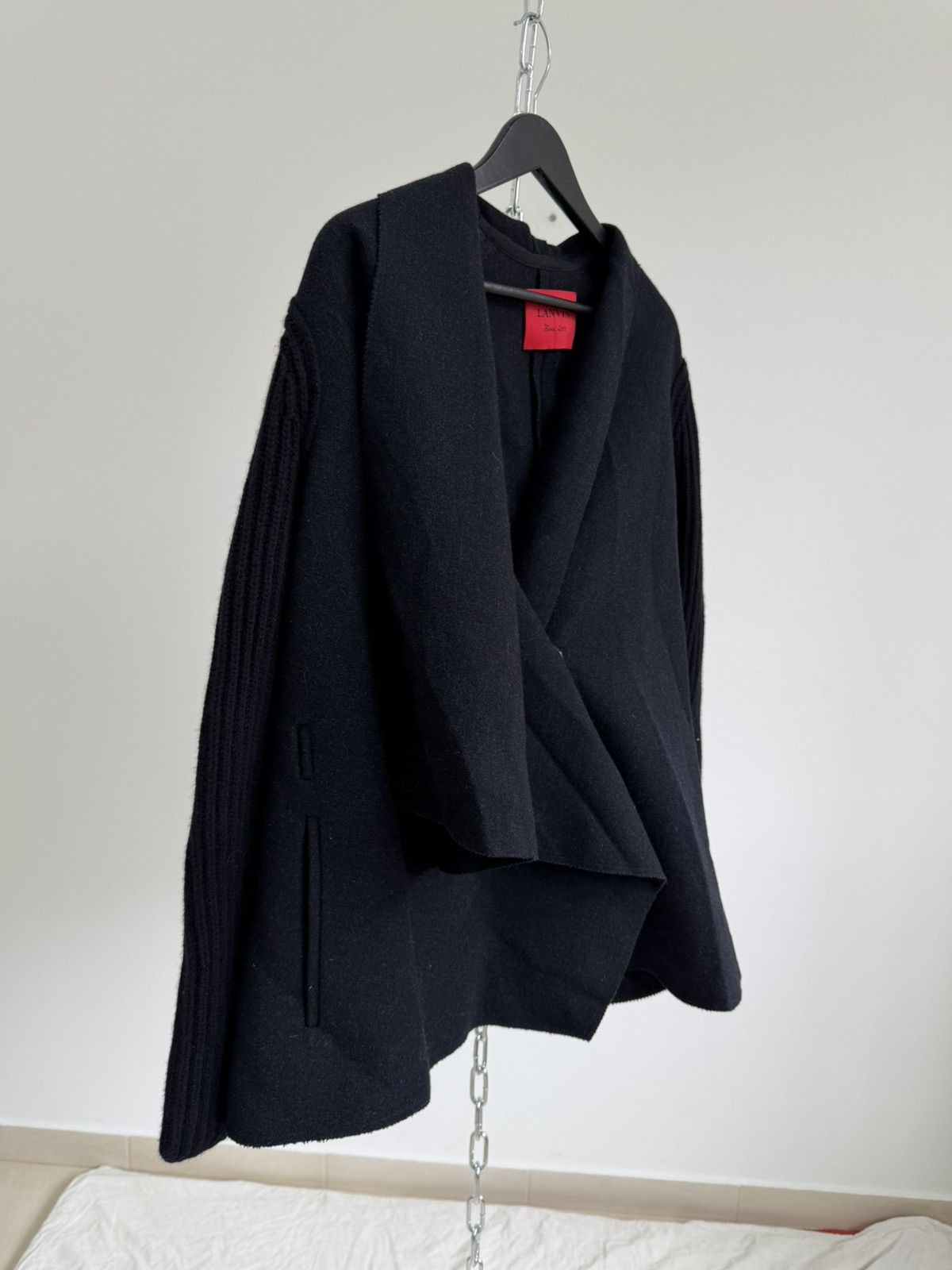 Lanvin Lanvin Hiver 2011 Wool Asymmetric Jacket Made in France Size M / US 6-8 / IT 42-44 - 5 Thumbnail