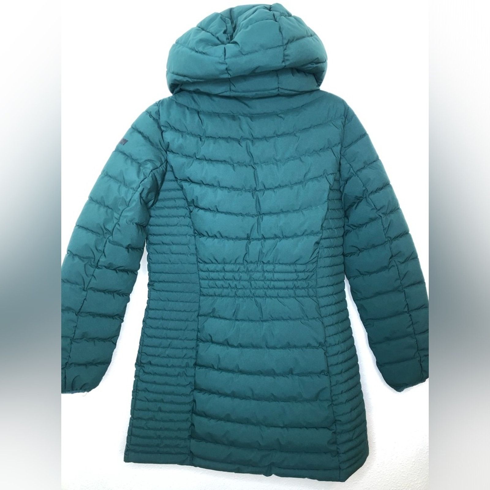 DKNY DKNY Women’s Green Puffer Long Jacket— Small— BEAUTIFUL!! Size S / US 4 / IT 40 - 8 Thumbnail