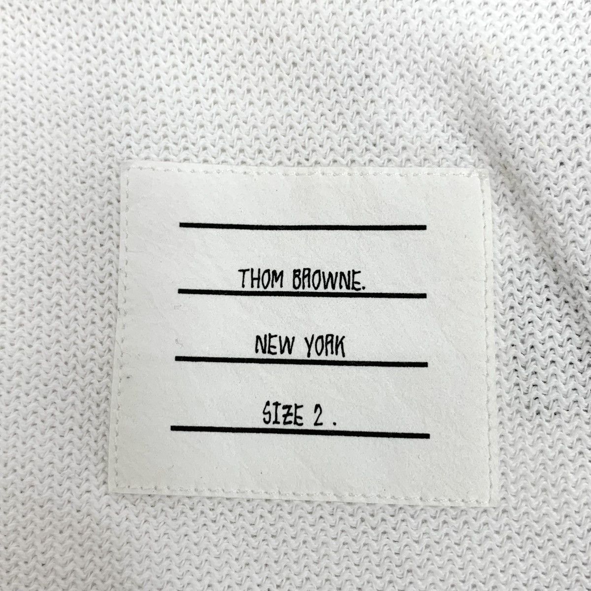 Thom Browne Thom Browne Dual Arm Striped Short Sleeve T-shirt K26WX Size US M / EU 48-50 / 2 - 5 Thumbnail