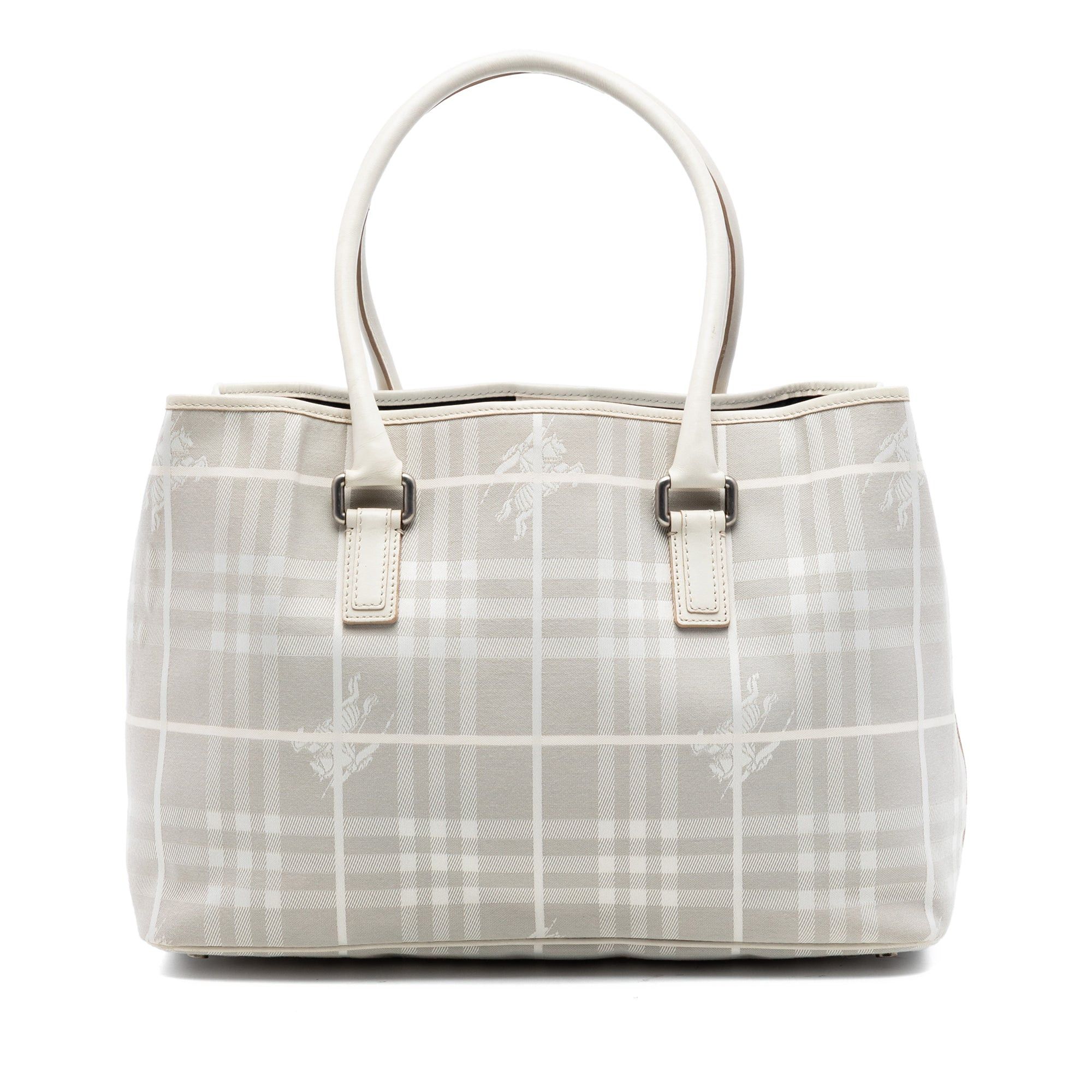 Burberry Haymarket Check Canvas Tote Size ONE SIZE - 1 Thumbnail