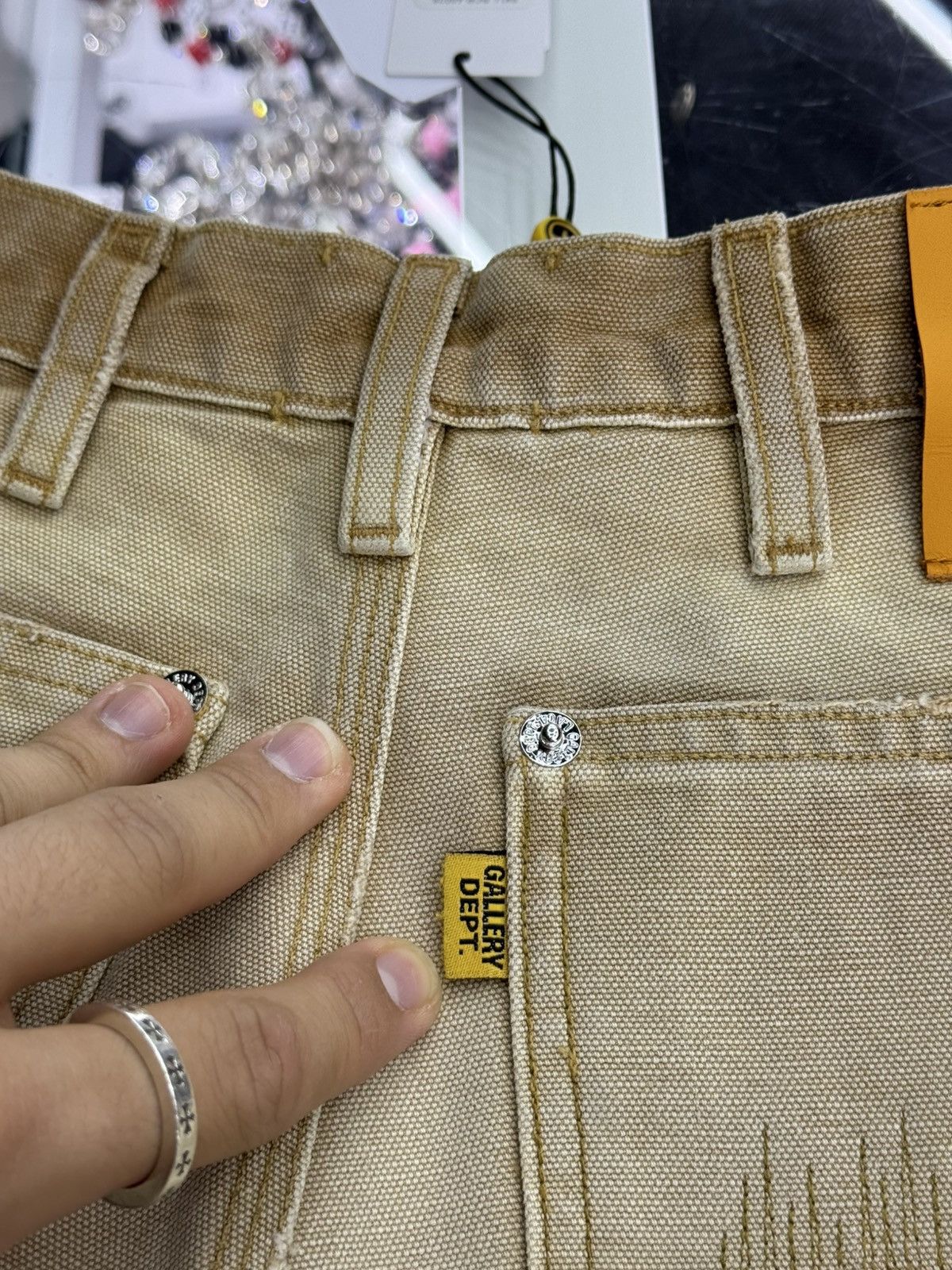 Gallery Dept. Gallery Dept Branko Carpenter Denim Jeans Tan Size US 30 / EU 46 - 13 Thumbnail