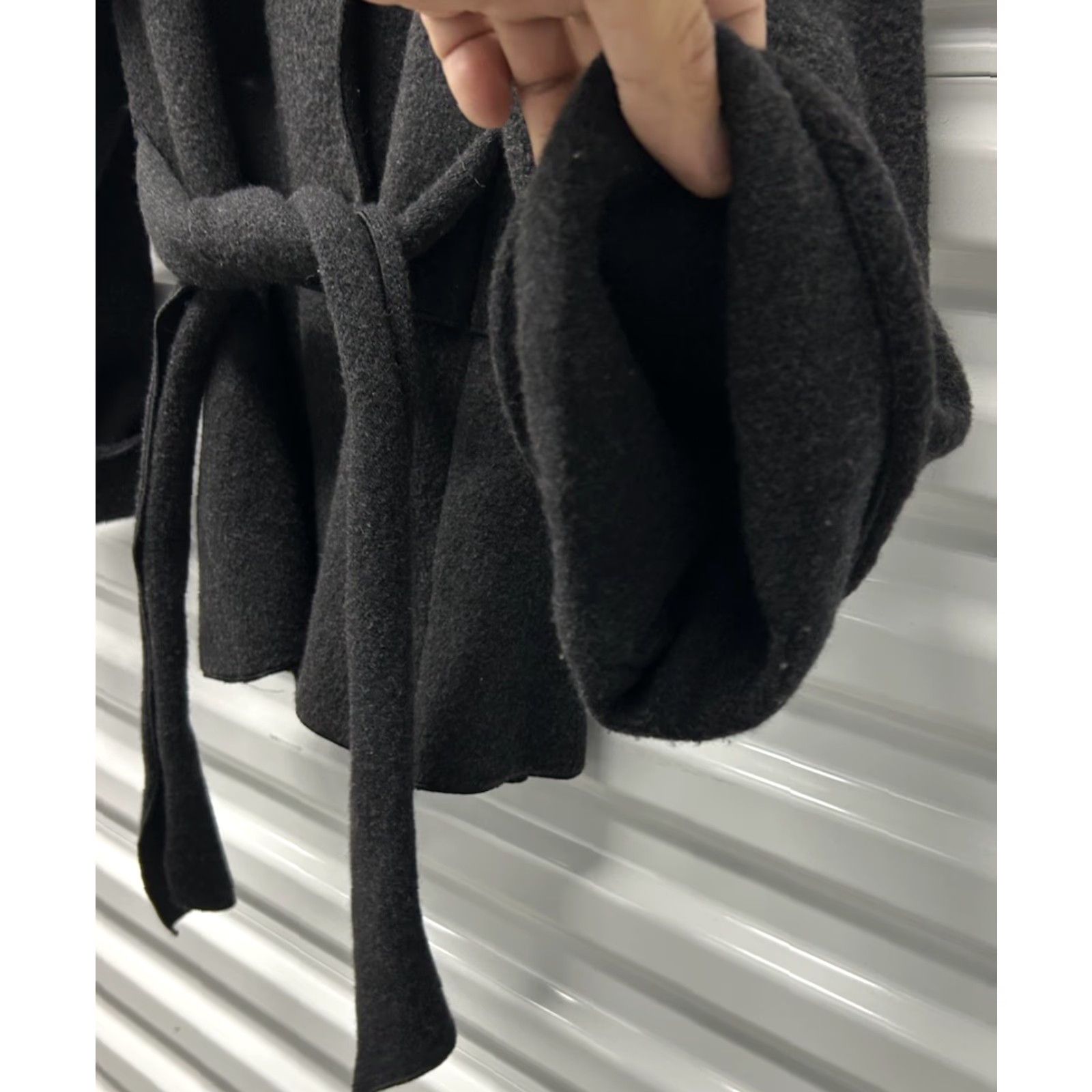 Theory Theory Jacket Women Sheena B Dark Charcoal Cashmere Wool Blend ButtonUp S/P Size S / US 4 / IT 40 - 7 Thumbnail