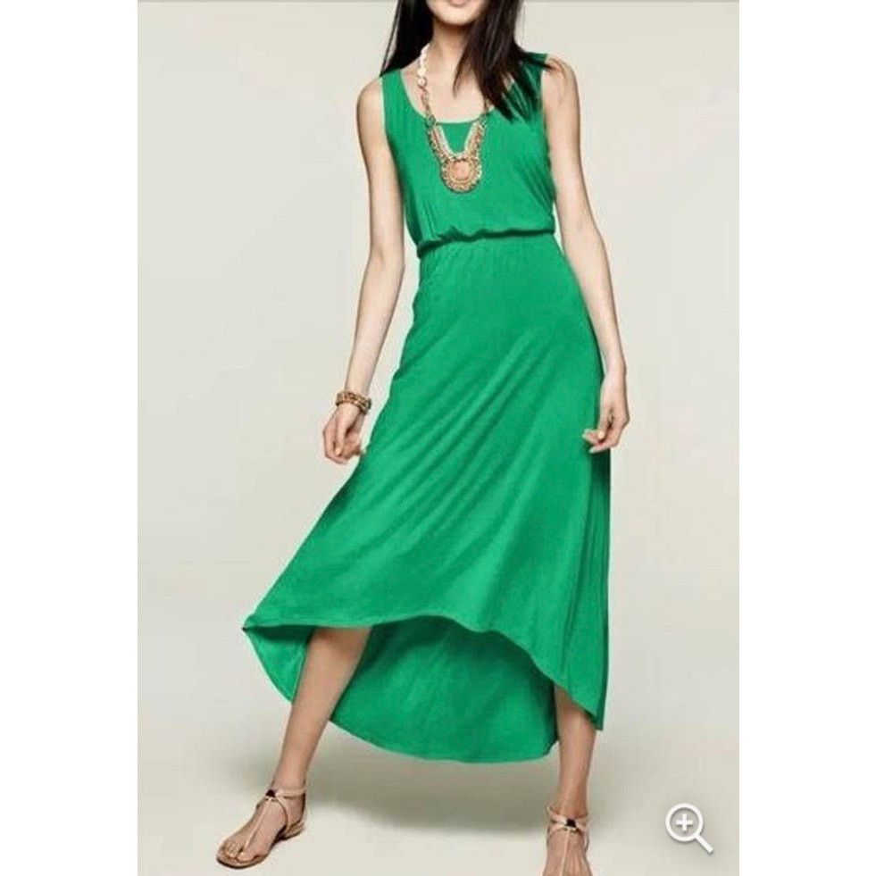 Nordstrom Felicity & Coco NWT Hi-Low Hem Tank Dress Kelly Green sz XL Size XL / US 12-14 / IT 48-50 - 1 Thumbnail