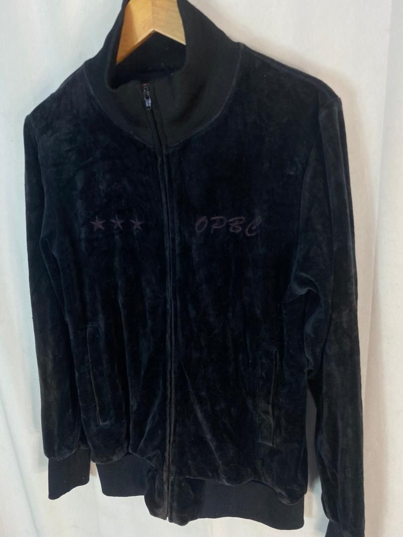 Japanese Brand × Vintage Houston ocean pacific bowling club velvet zipper sweater Size US M / EU 48-50 / 2 - 3 Thumbnail