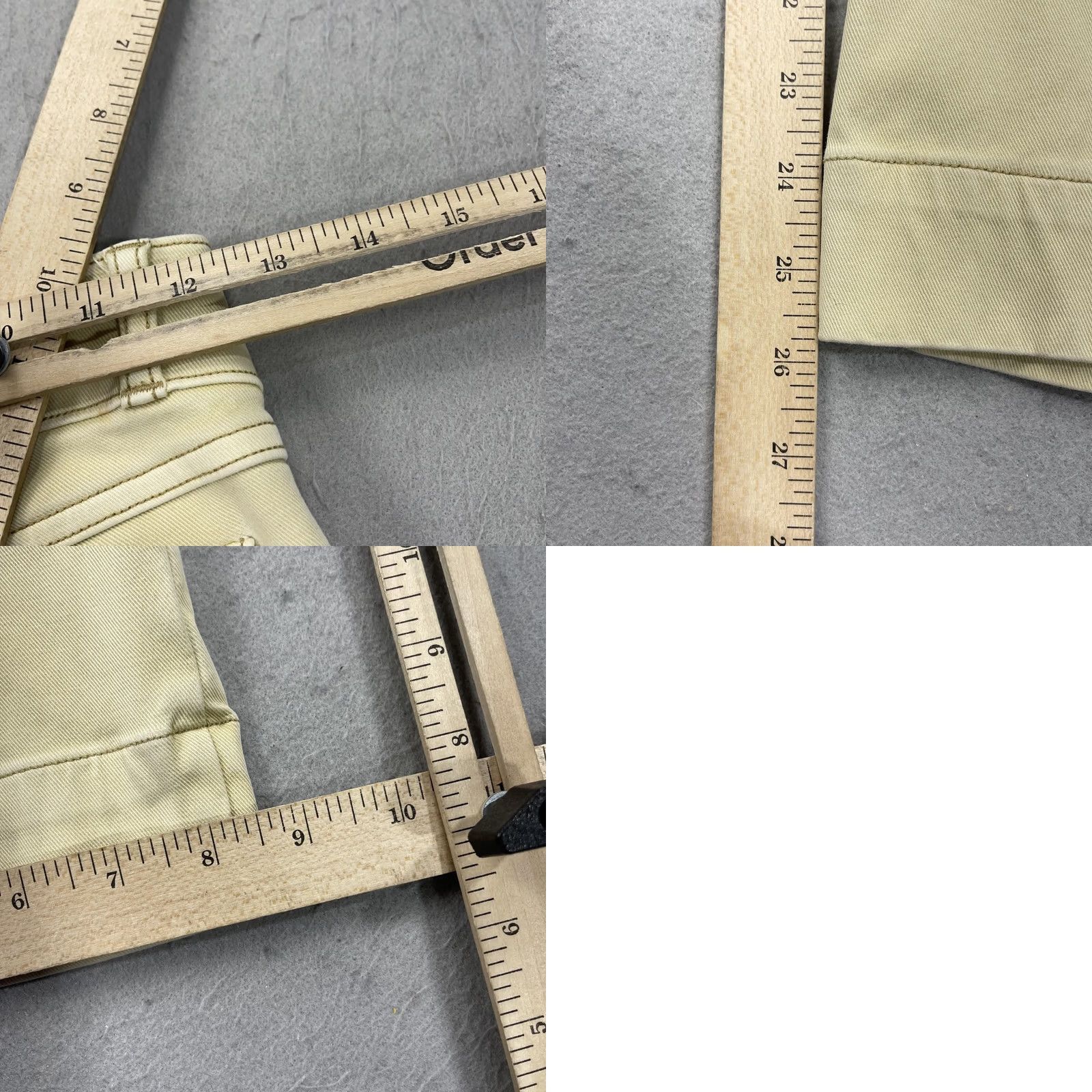 Spanx Spanx Pants Womens Small Beige Cropped Wide Leg Twill Pockets Relaxed Size 28" / US 6 / IT 42 - 8 Thumbnail