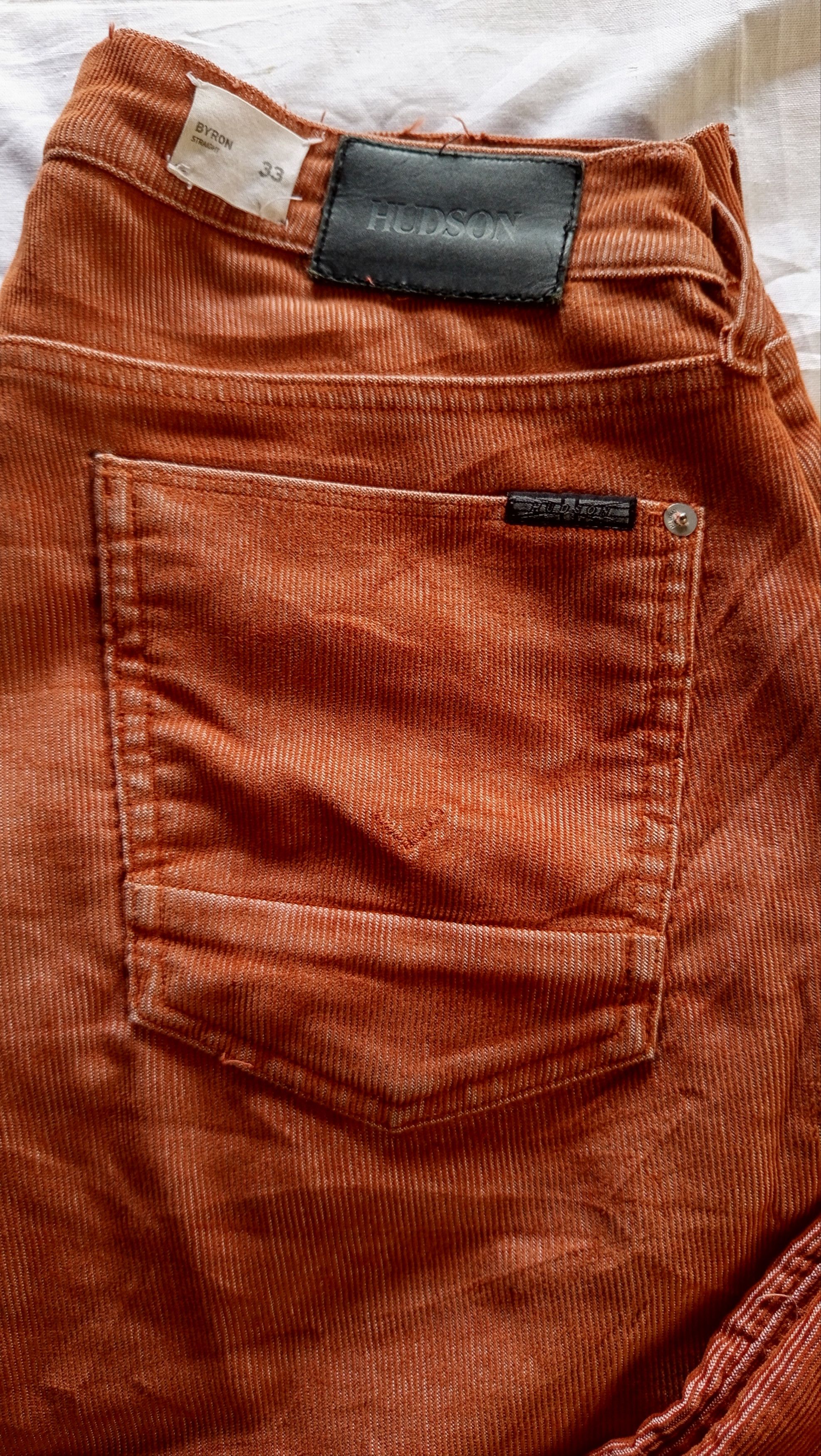 Hudson Hudson Byron 5 Pocket Straight M255CPV Size US 33 - 6 Thumbnail