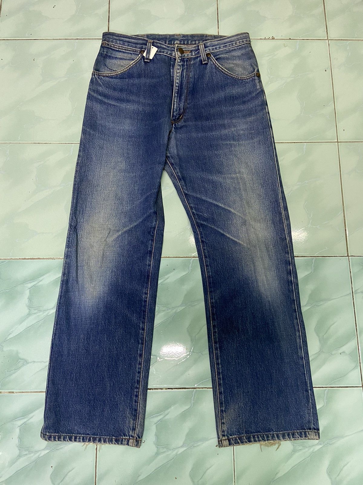Wrangler Vintage 80s Vintage Wrangler jeans Distressed Size US 30 / EU 46 - 6 Thumbnail