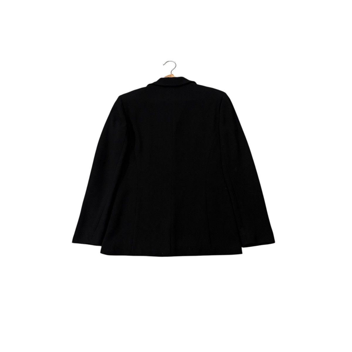 Vintage Donna Karan Signature Wool Rayon Hook Button Jacket