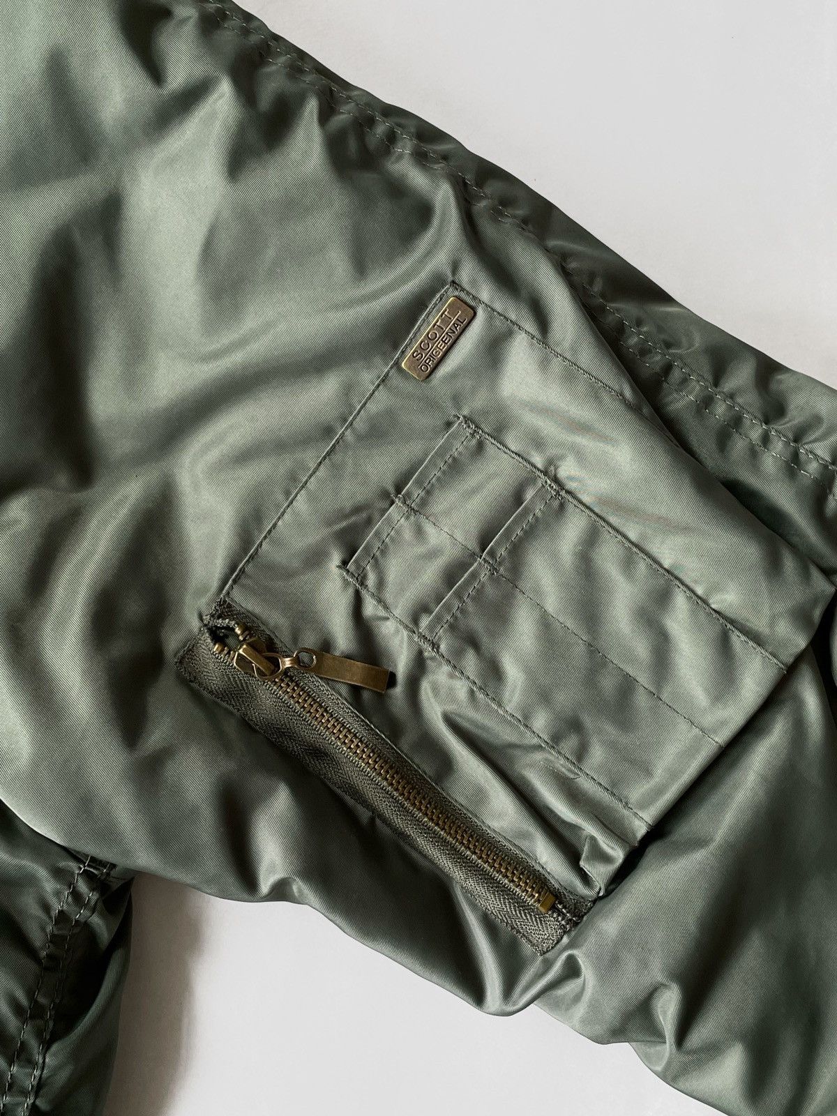 Vintage Vintage Scott fly bomber jacket Y2K Japanese style Size M / US 6-8 / IT 42-44 - 15 Thumbnail