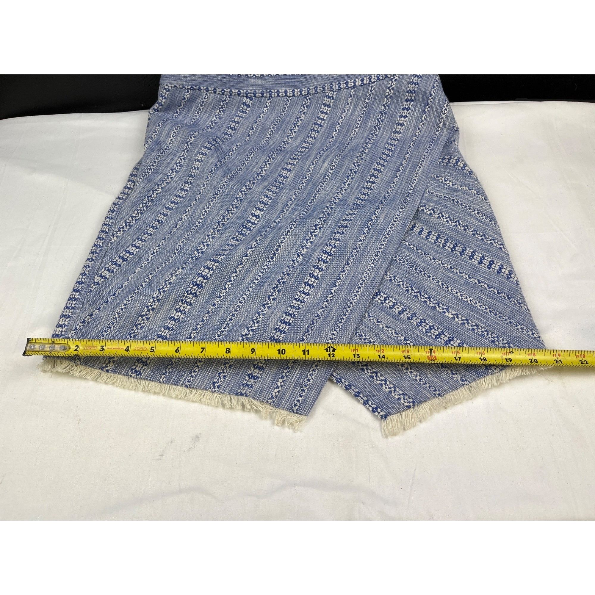 Loft Loft Women's Blue Tweed Wrap Skirt/Mini Sz 8 SKU 4260 Size 30" / US 8 / IT 44 - 10 Thumbnail