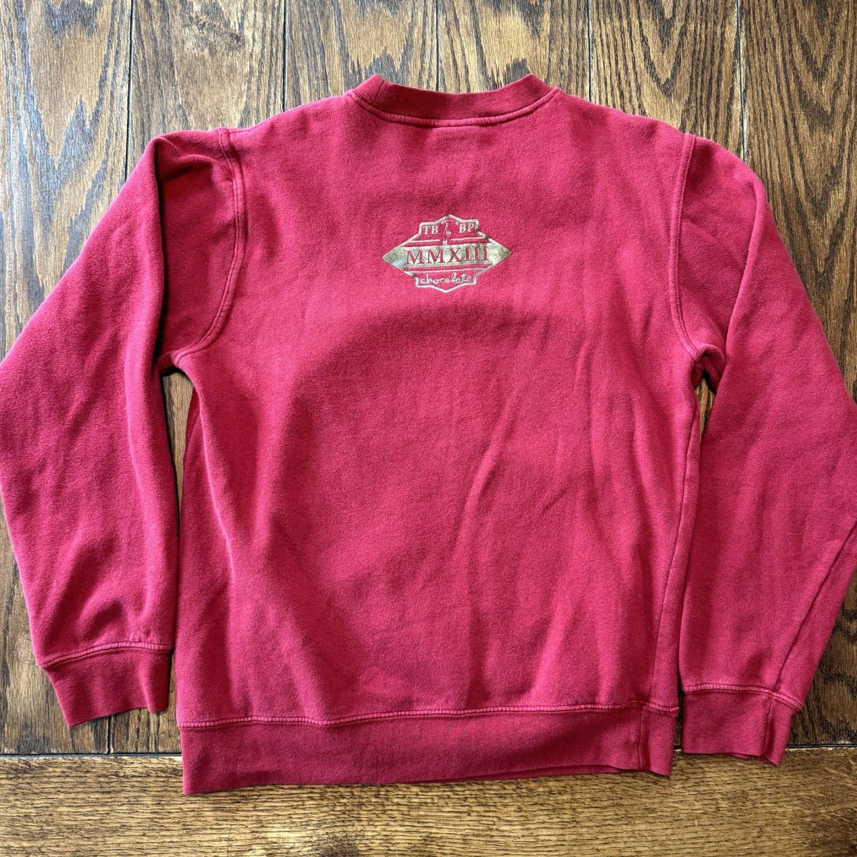 CHOCOOLATE VINTAGE Chocolate Skateboards World Champions Red Crewneck Sweatshirt Men Medium Size US M / EU 48-50 / 2 - 6 Thumbnail