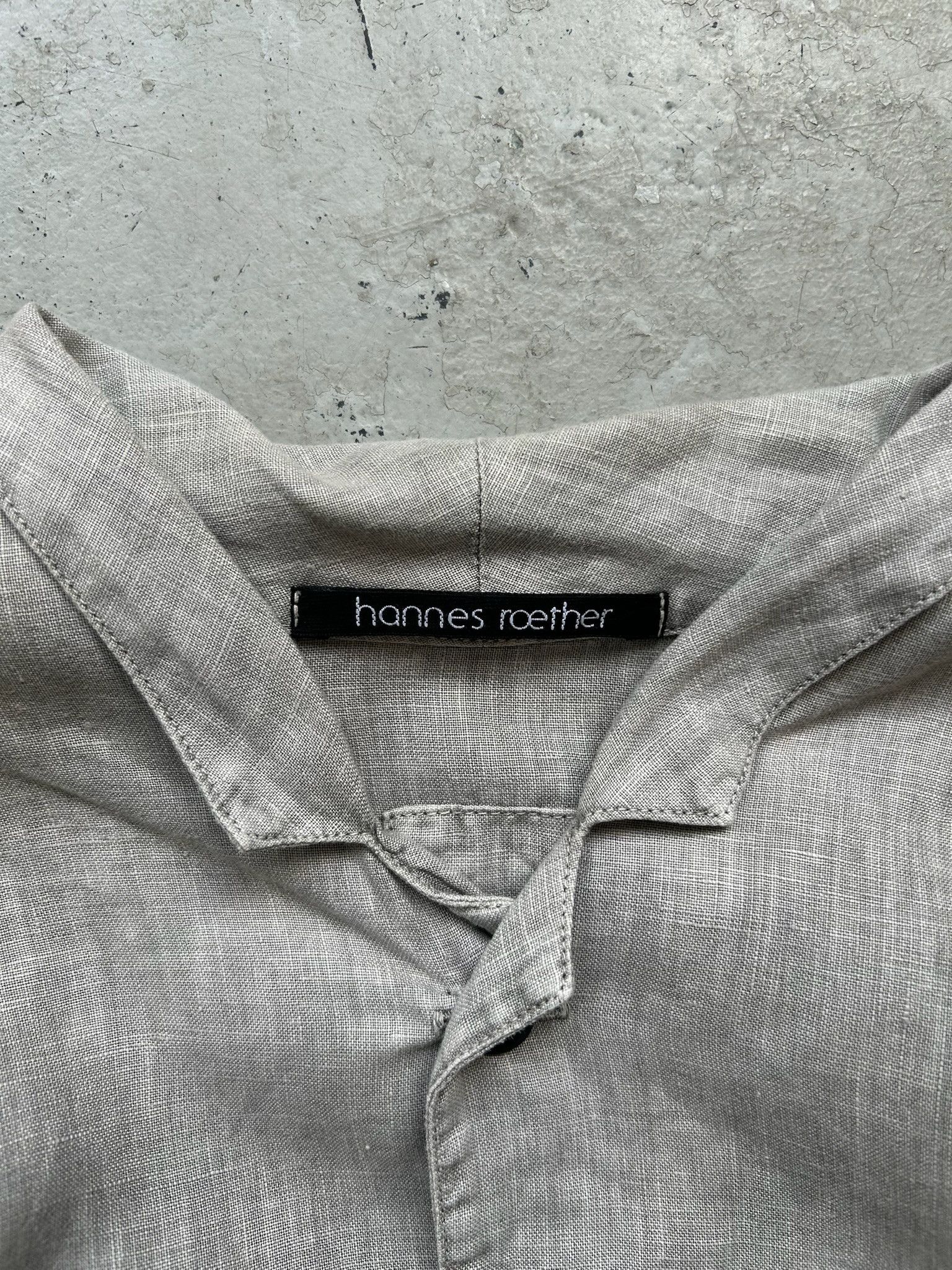 hannes roether Hannes Roether Linnen Stone Wash Button Up Size US S / EU 44-46 / 1 - 4 Thumbnail