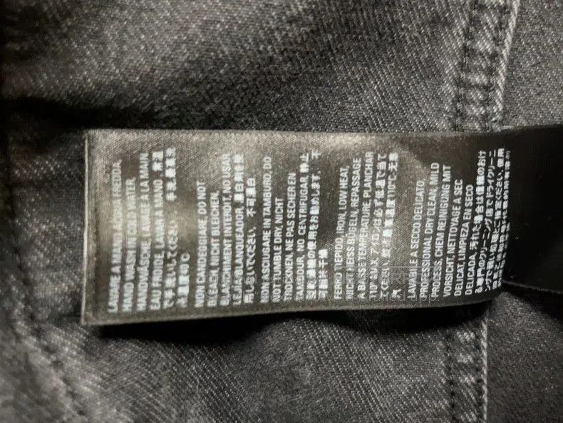 Balenciaga Balenciaga Charity Black Denim Jacket. Size US XL / EU 56 / 4 - 8 Thumbnail