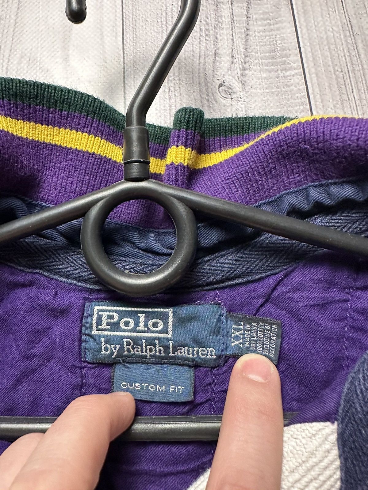 Ralph Lauren Vintage polo Ralph Lauren size XXL logo rare purple Size US XXL / EU 58 / 5 - 6 Thumbnail