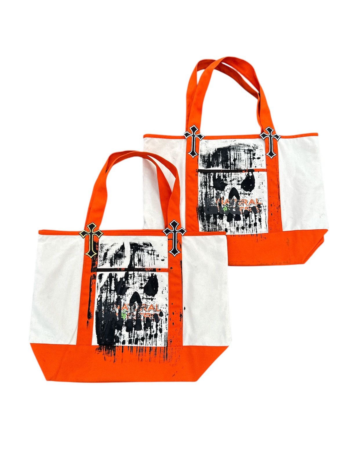 Natural Selection Skull face tote bag Size ONE SIZE - 1 Thumbnail