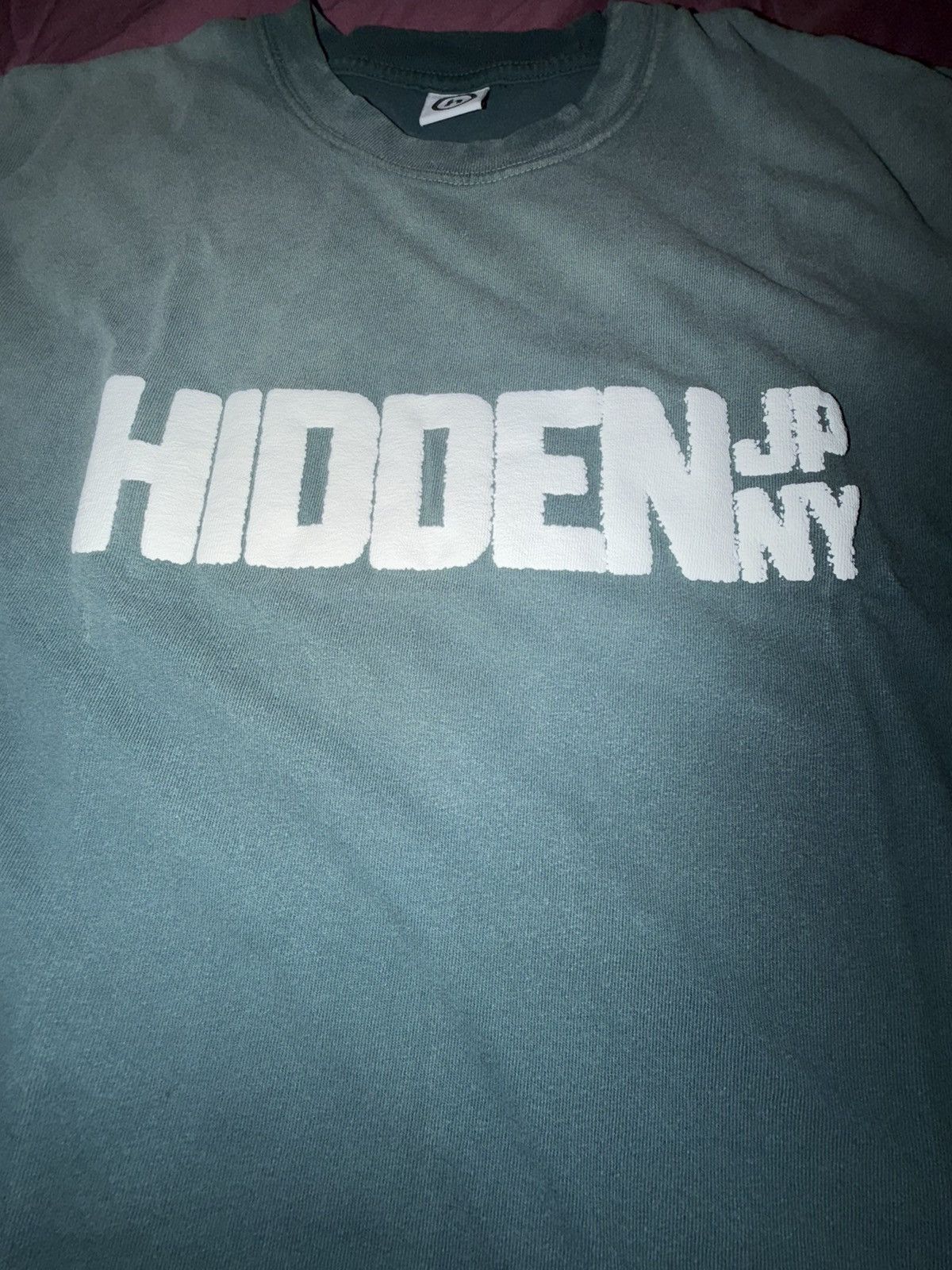 HIDDEN HIDDEN NY JAPAN GREEN INK WASHED TEE IN SIZE SMALL Size US S / EU 44-46 / 1 - 2 Thumbnail