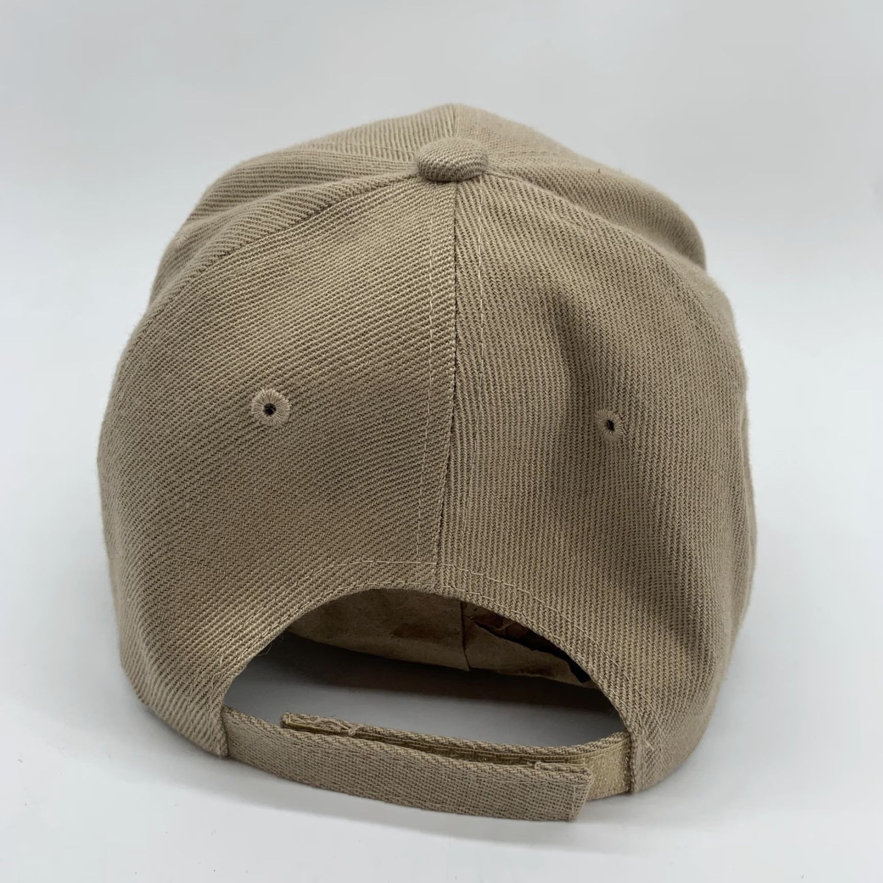 Logo 7 Skull Logo Hat Cap Strap Back Mens Beige Twill Baseball Embroidered One Size Size ONE SIZE - 5 Thumbnail