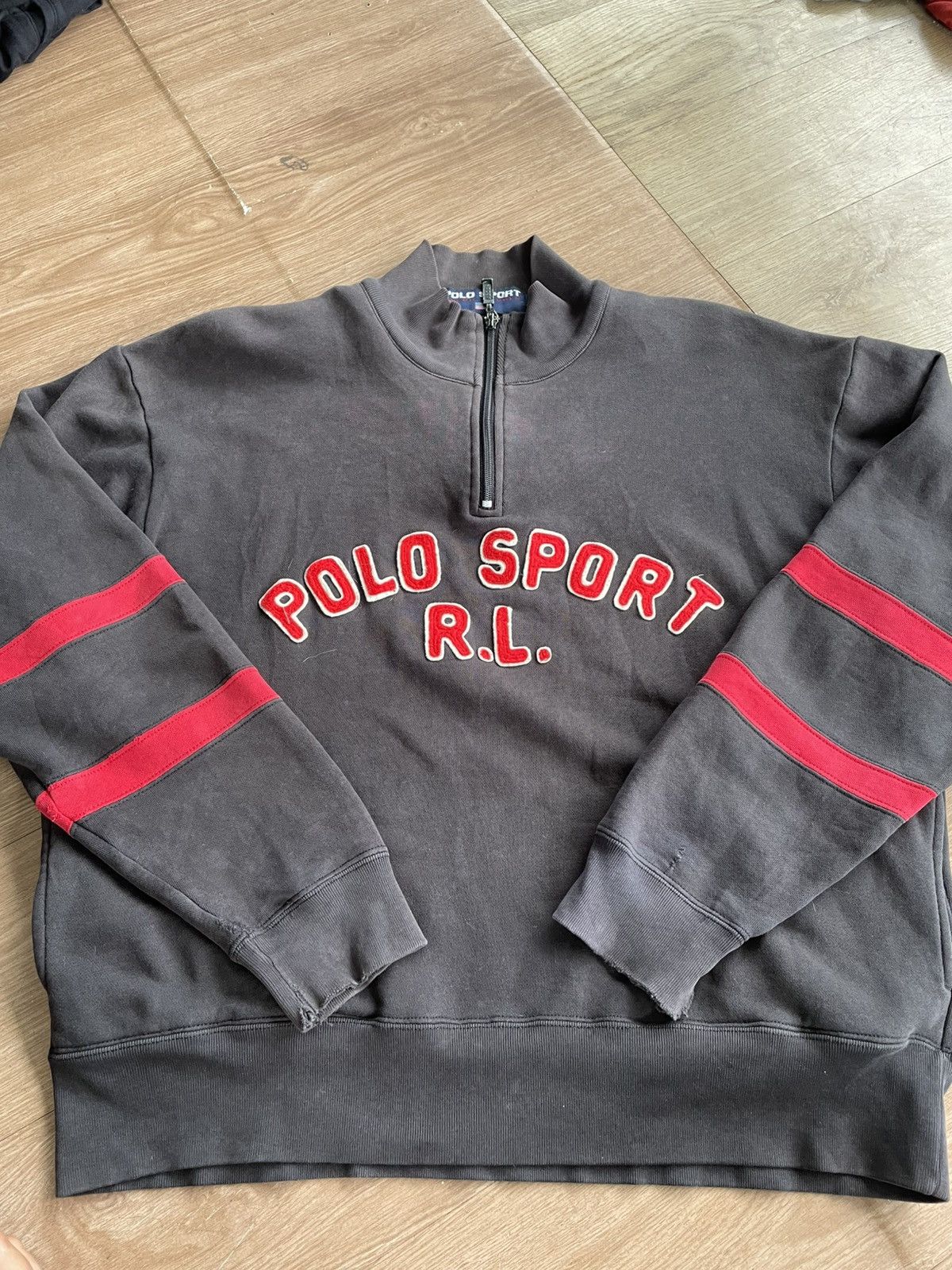 Polo Ralph Lauren Vintage Polo sport ralph lauren half zipper Size US M / EU 48-50 / 2 - 1 Thumbnail