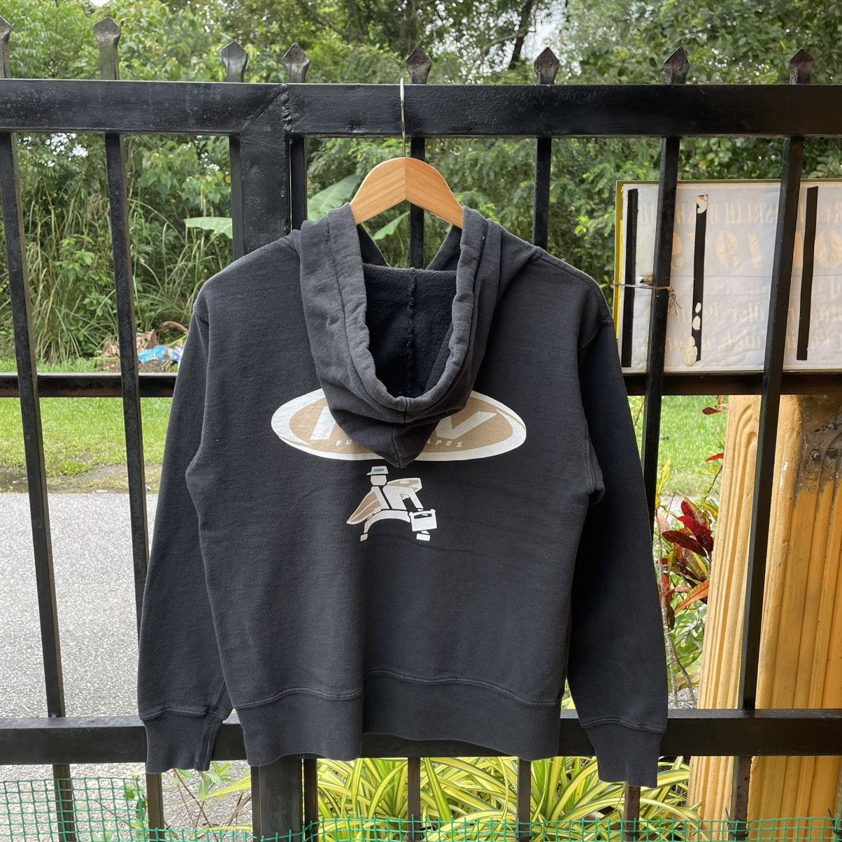 Vintage 🔥Vintage 90s NEV Future Shapes Surf Big Logo Pullover Hoodie Size US S / EU 44-46 / 1 - 1 Thumbnail