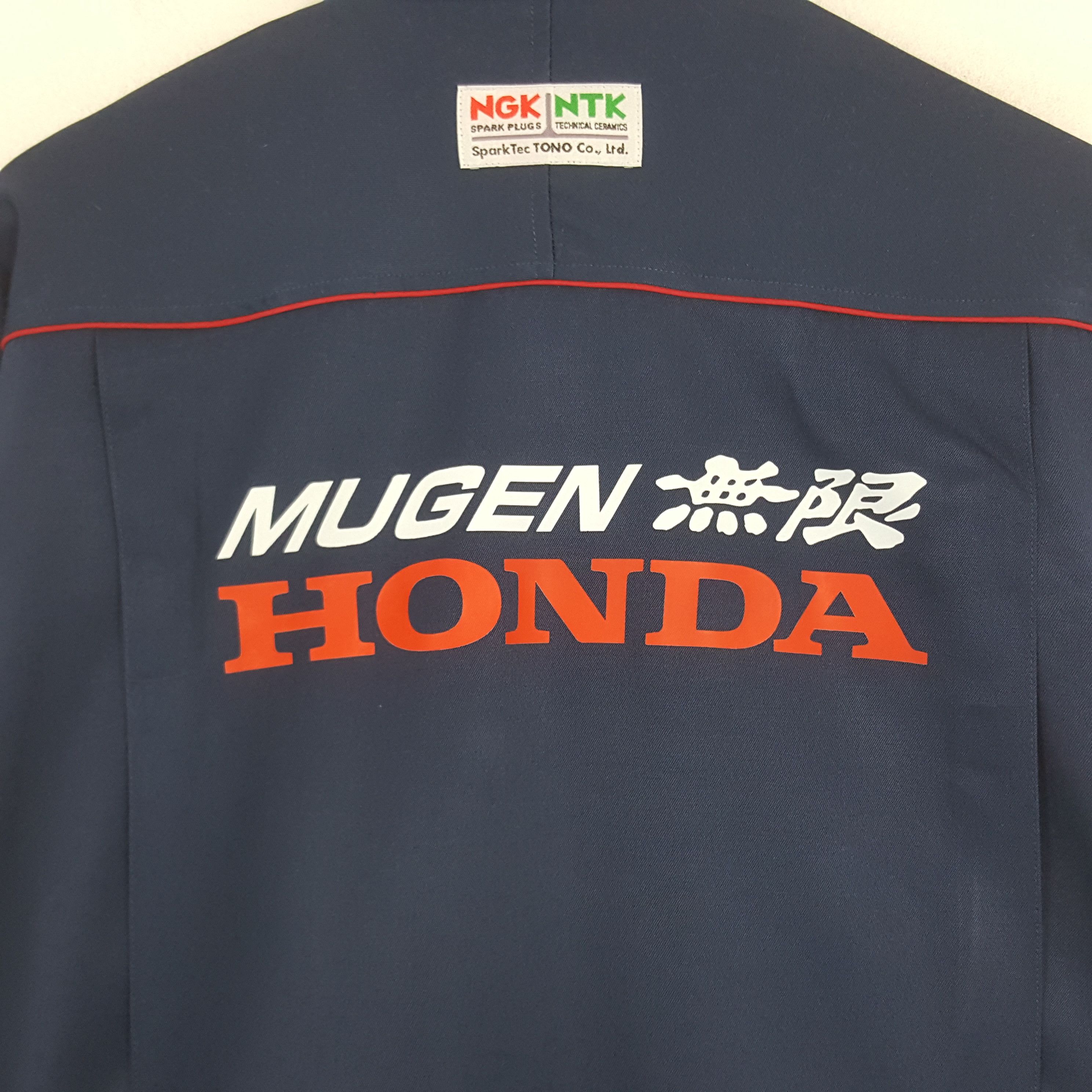 Honda × Japanese Brand × Vintage Vintage Mugen Honda Racing Custom Japan Uniform Jacket Size US XL / EU 56 / 4 - 2 Thumbnail