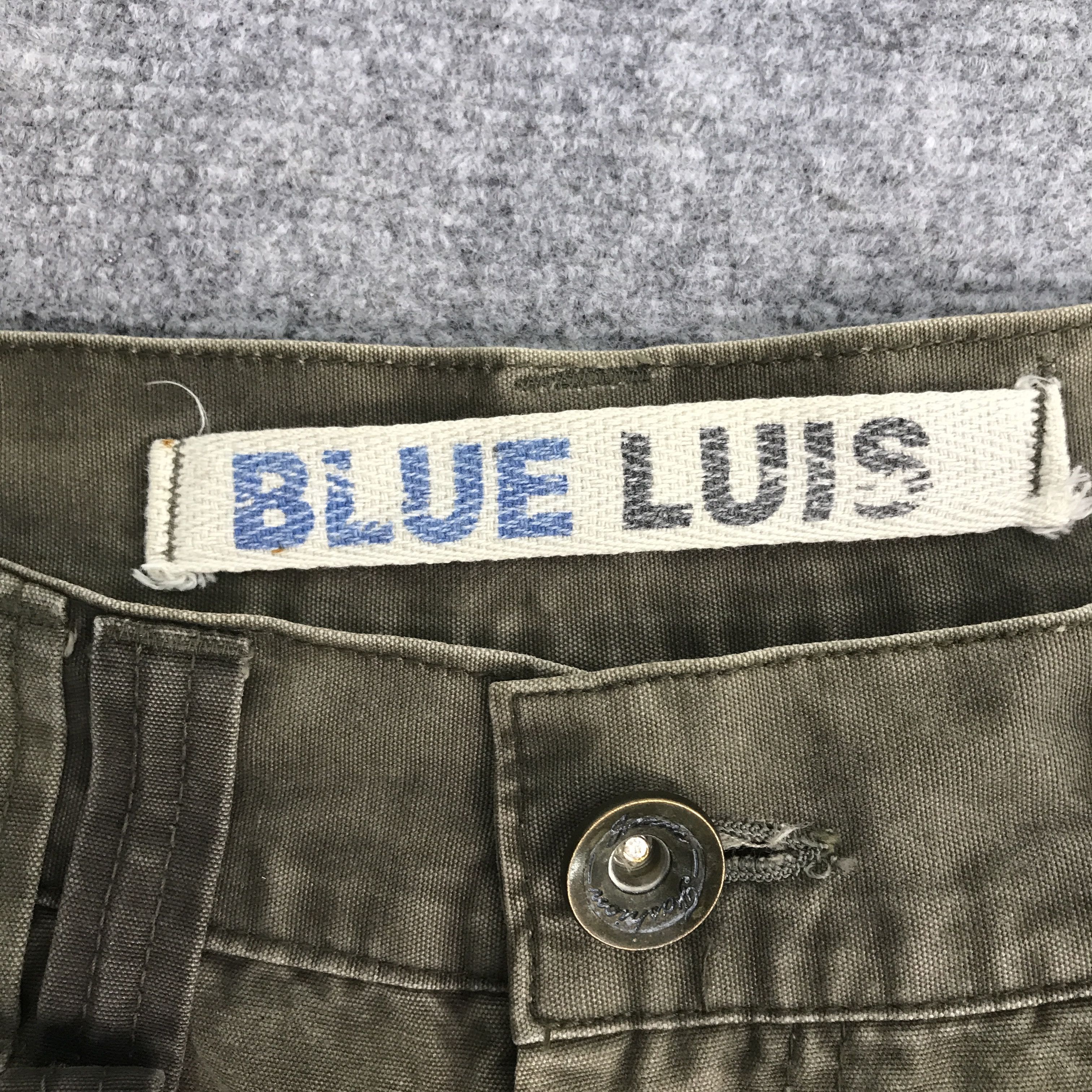Japanese Brand baggy blue luis Cargo tactical pocket pants Size US 28 / EU 44 - 13 Thumbnail