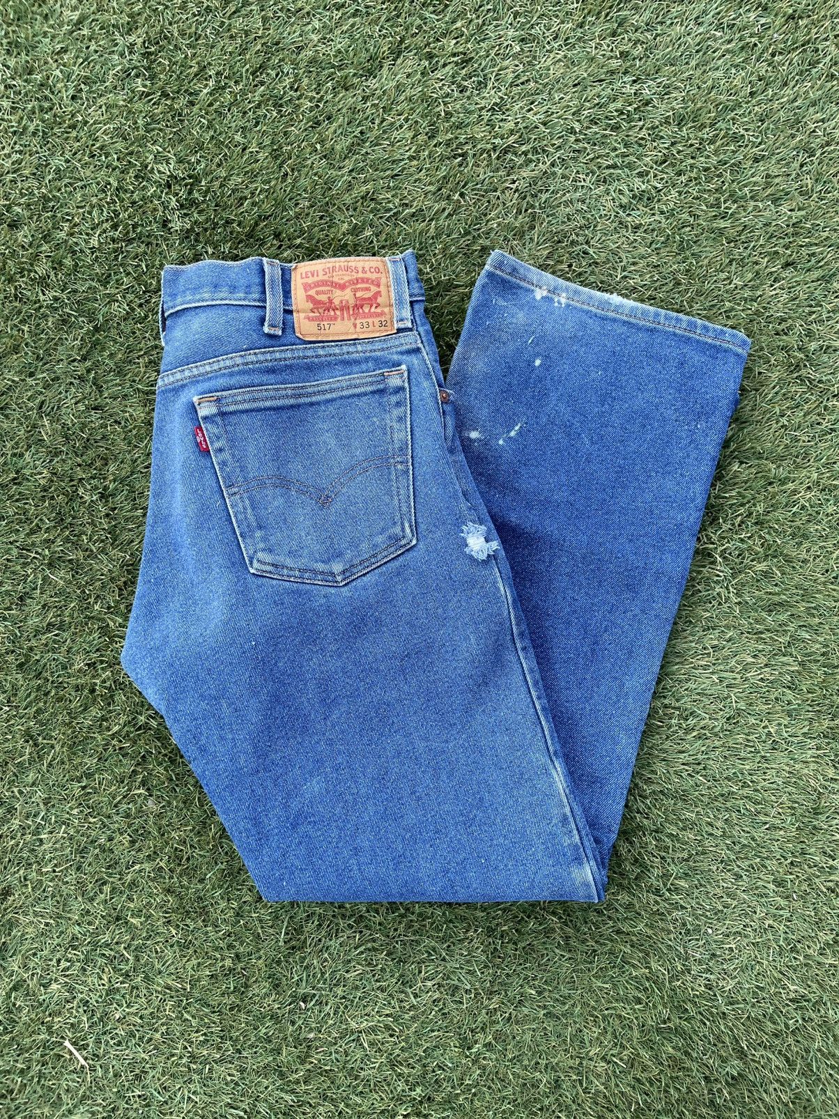 Levi's Levi’s 517 Waterless Denim Jeans Men’s Size 33x32 Button Fly Size US 33 - 9 Thumbnail