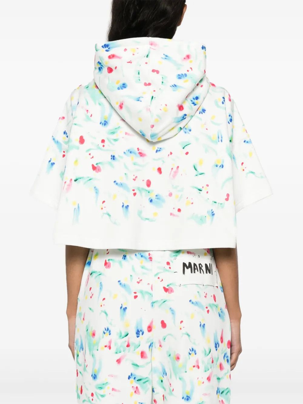 Marni o1y1125 Hoodie in Multicolor Size S / US 4 / IT 40 - 3 Thumbnail