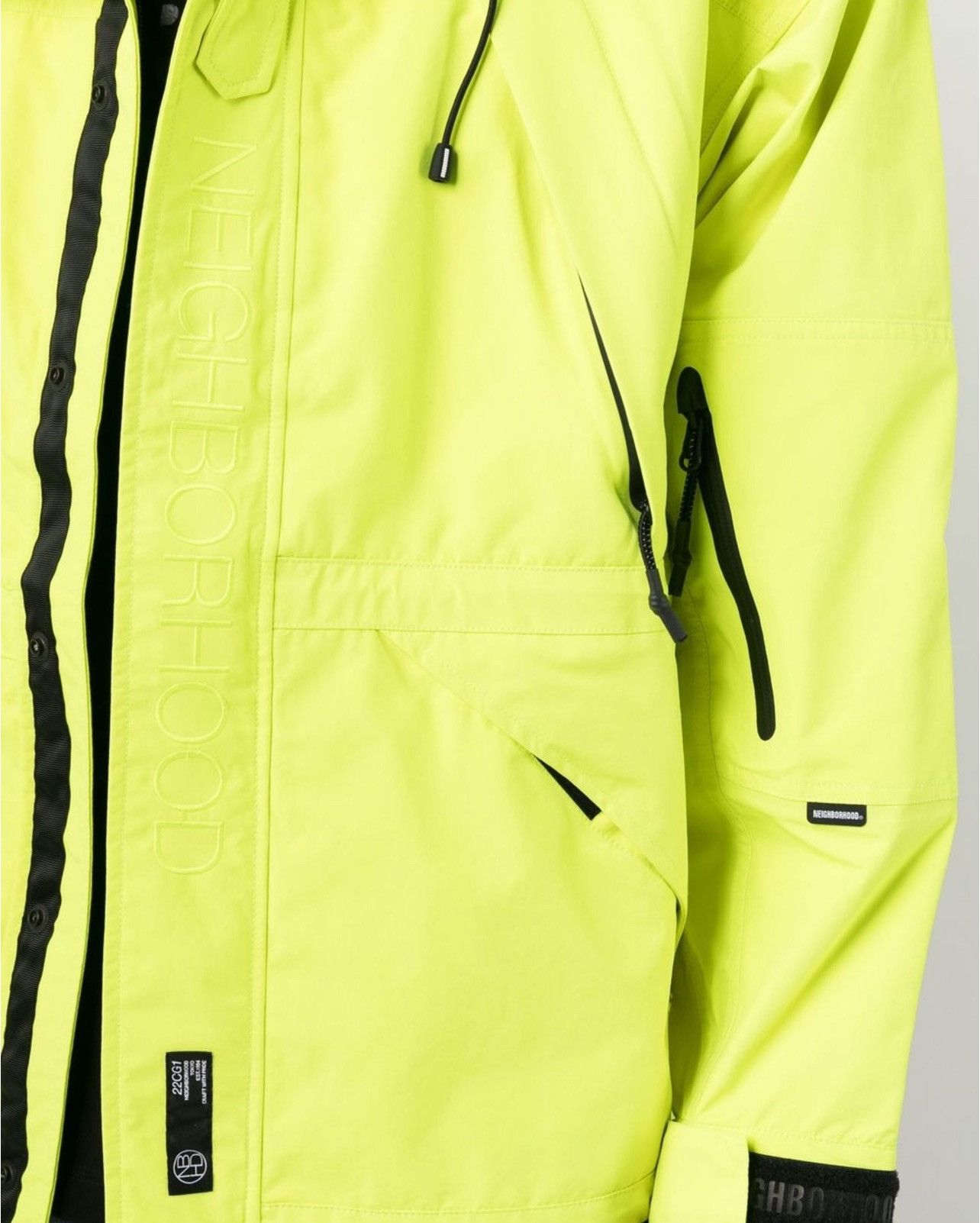 Neighborhood Neighborhood Neon Yellow Jacket 3 Layer Small Size US S / EU 44-46 / 1 - 2 Thumbnail