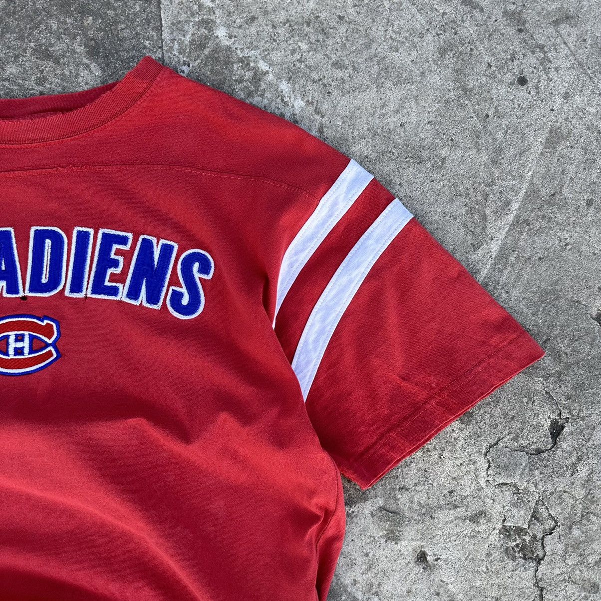 NHL × Vintage Vintage Canadiens T-shirts Big Logo Distressed Y2K Style USA Size US L / EU 52-54 / 3 - 3 Thumbnail