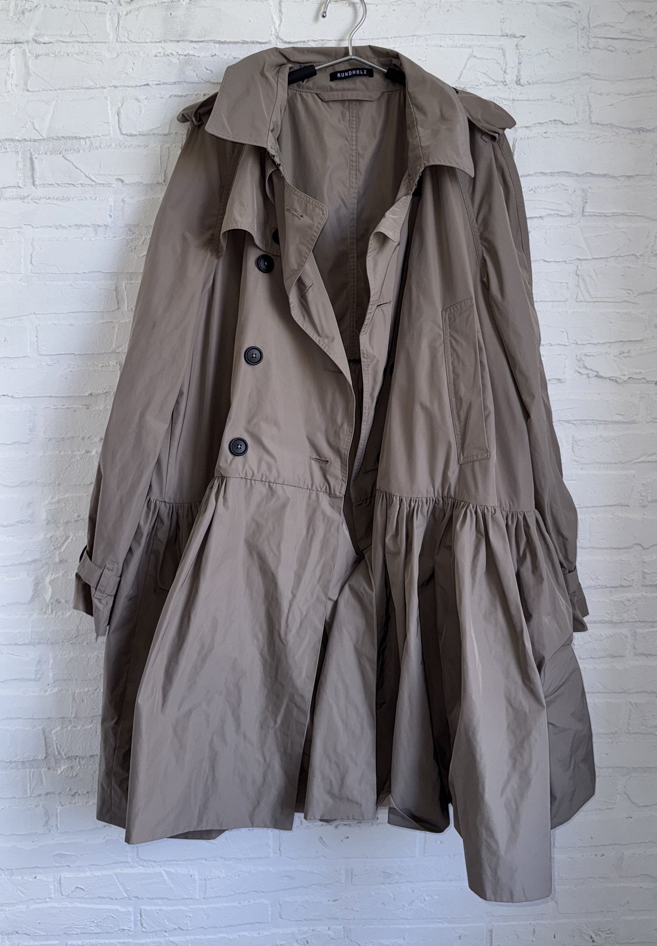 Rundholz Rundholz Oversized Trench Coat Balloon Taupe Jacket Size M / US 6-8 / IT 42-44 - 4 Thumbnail