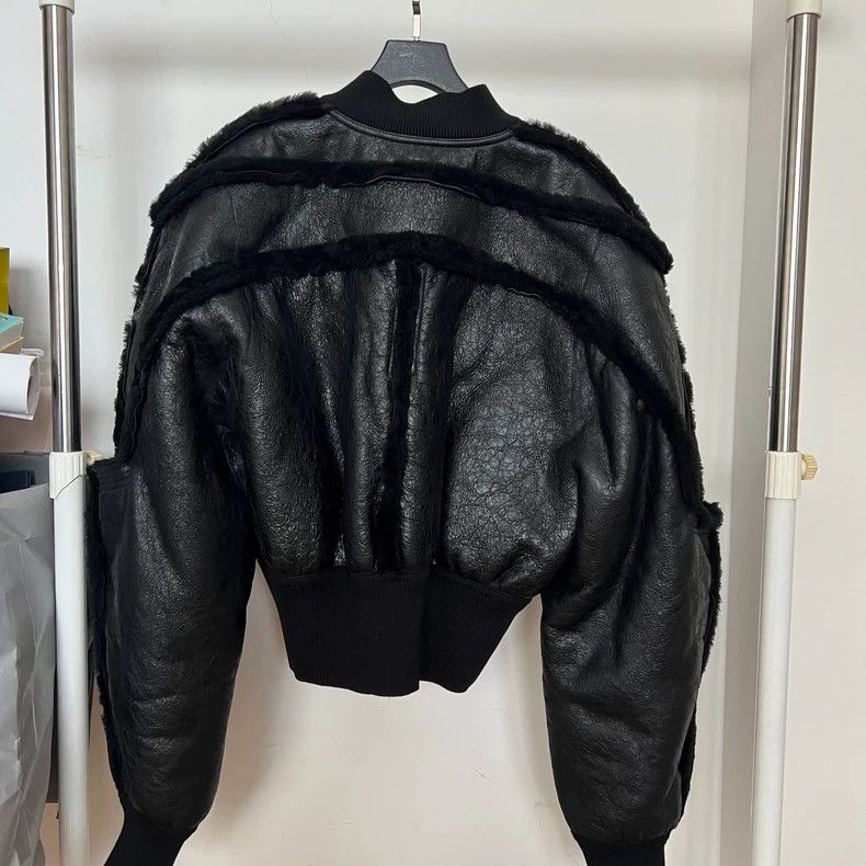 Rick Owens rick owens Fur integrated bomber jacket 2501-Nextarrow Size US M / EU 48-50 / 2 - 2 Thumbnail