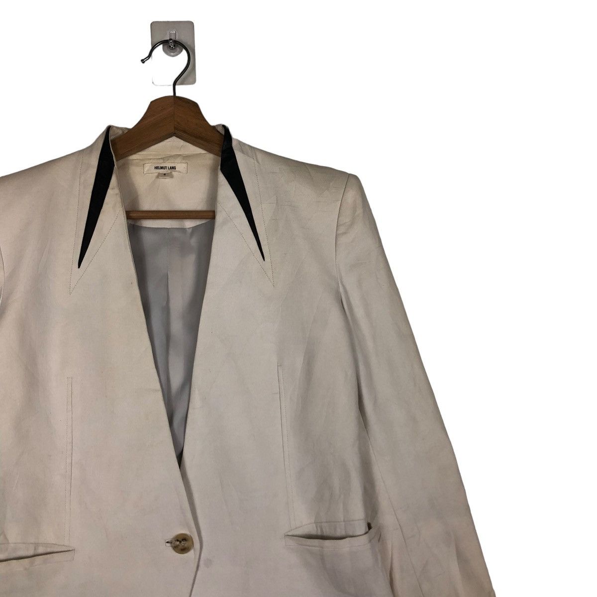 Helmut Lang 🔥VINTAGE CROPPED BIKER JACKET HELMUT LANG BONDAGE PARACHUTE Size US M / EU 48-50 / 2 - 8 Thumbnail